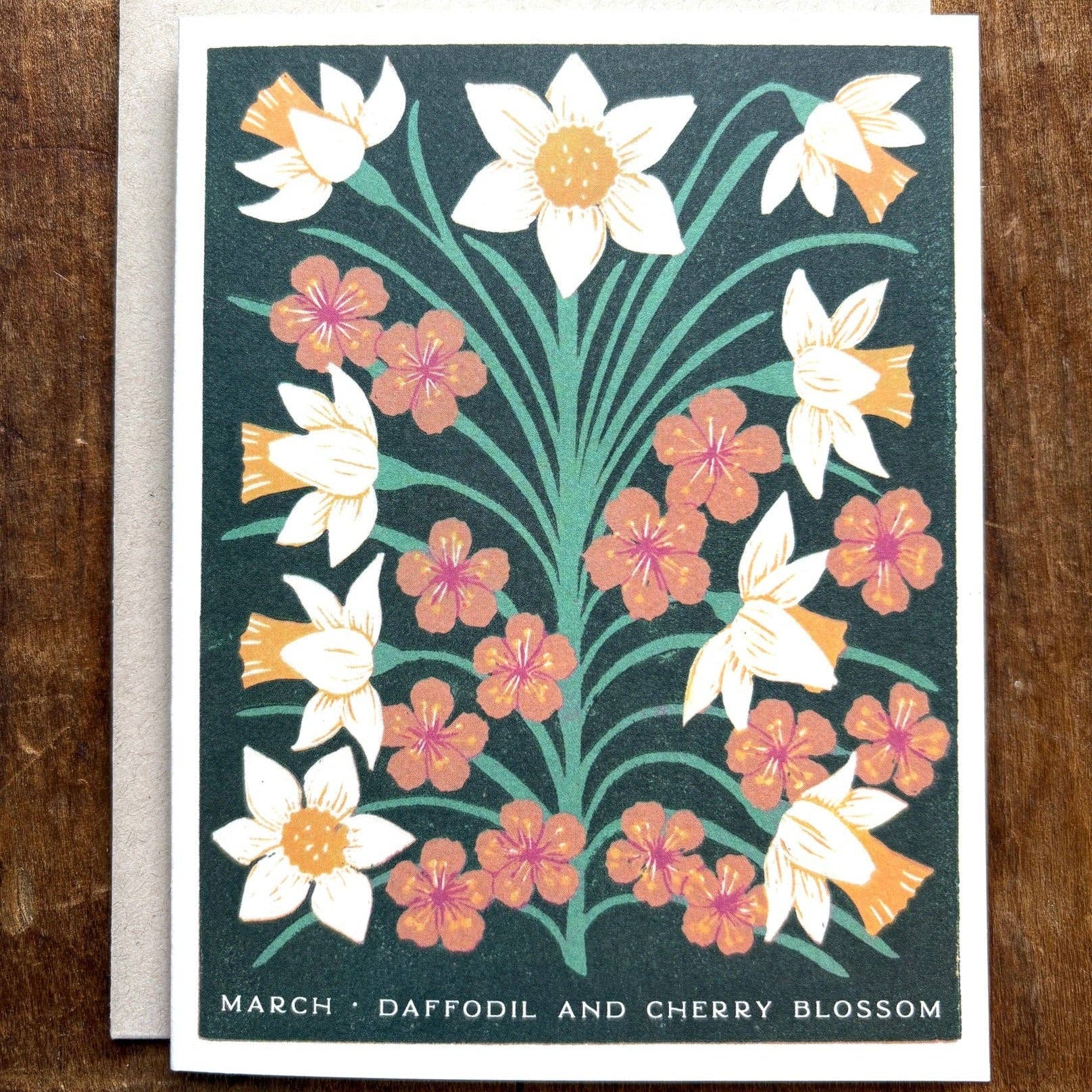 March Month Flowers Card - Image 2