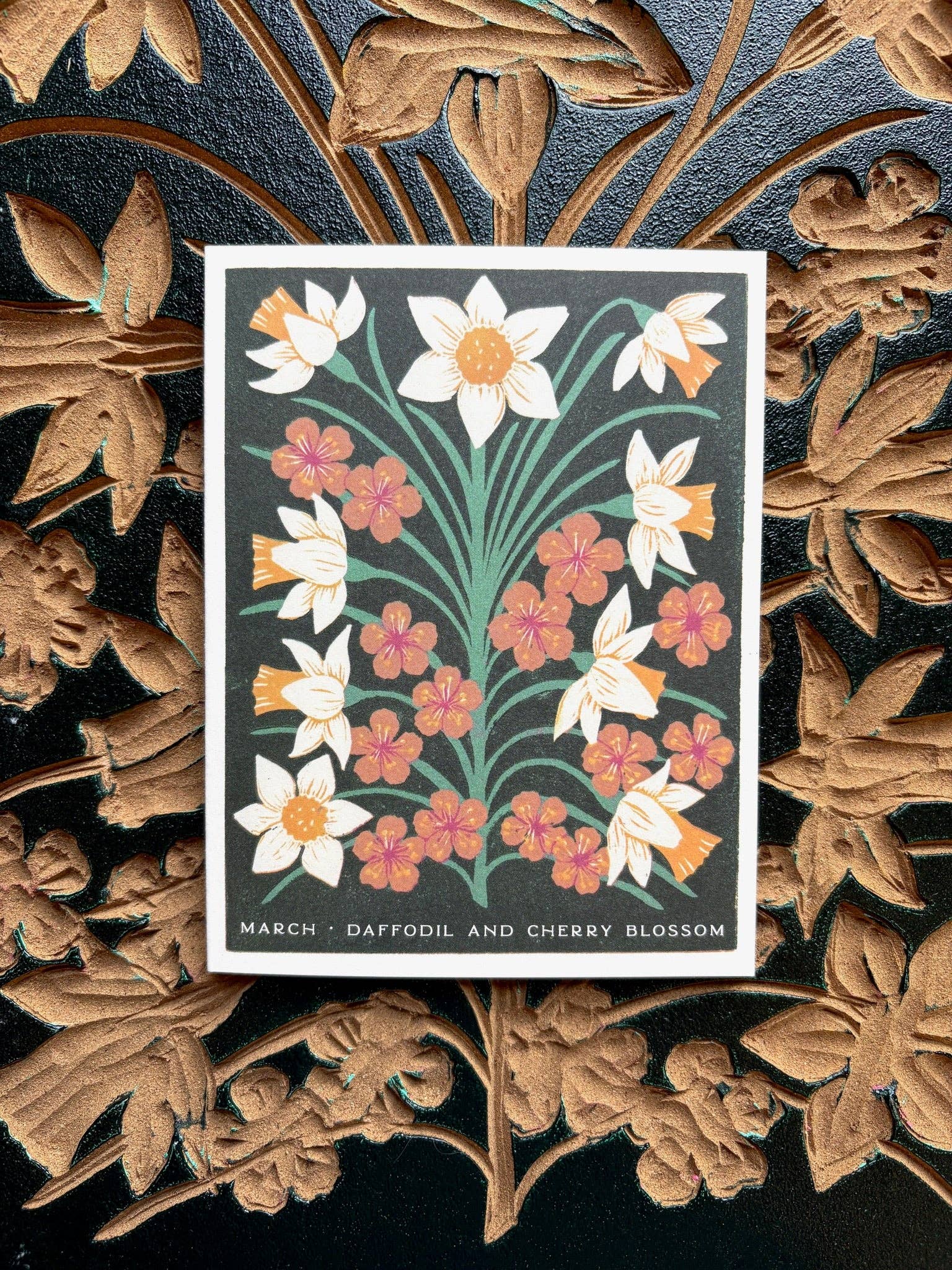 March Month Flowers Card - Image 3