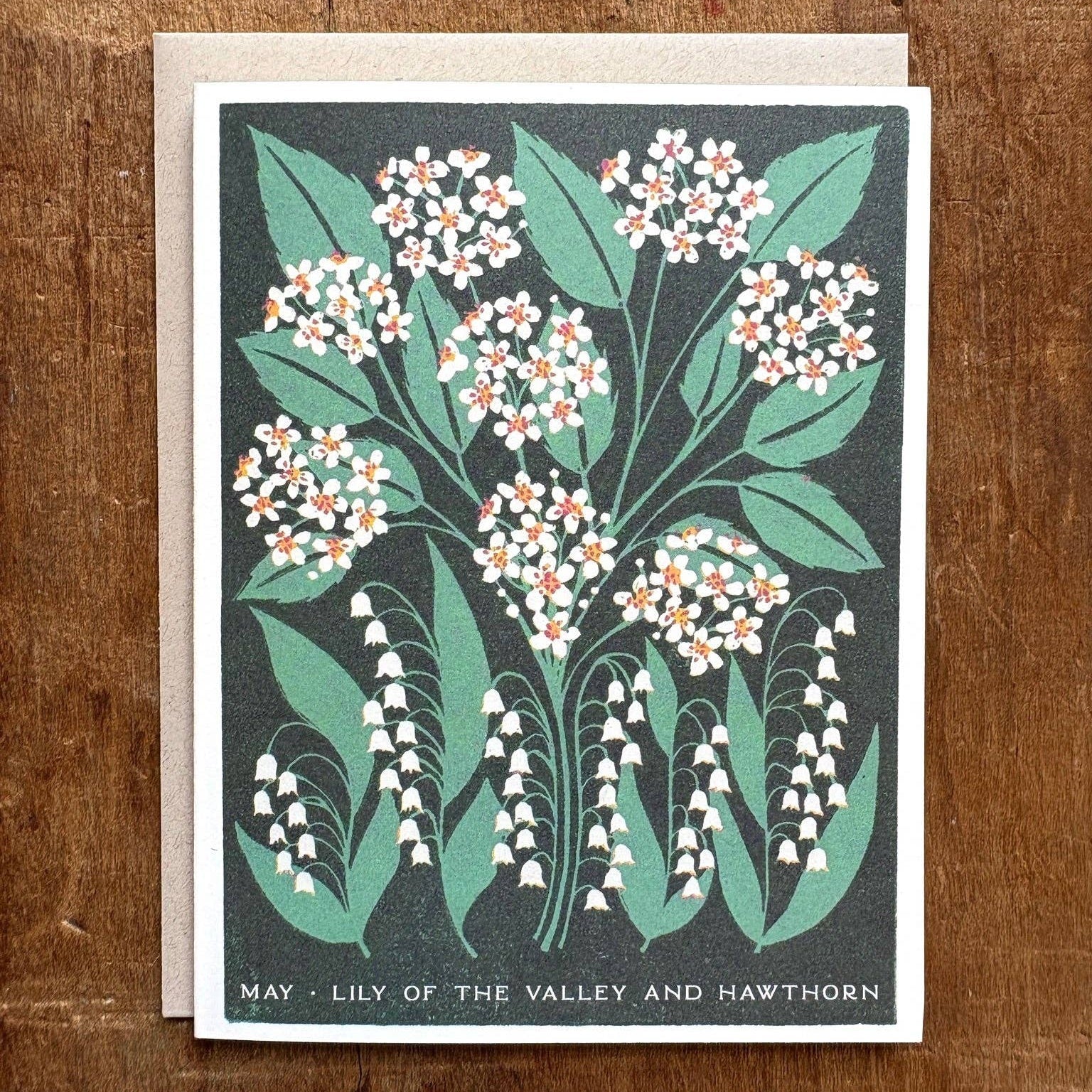 May Month Flowers Card