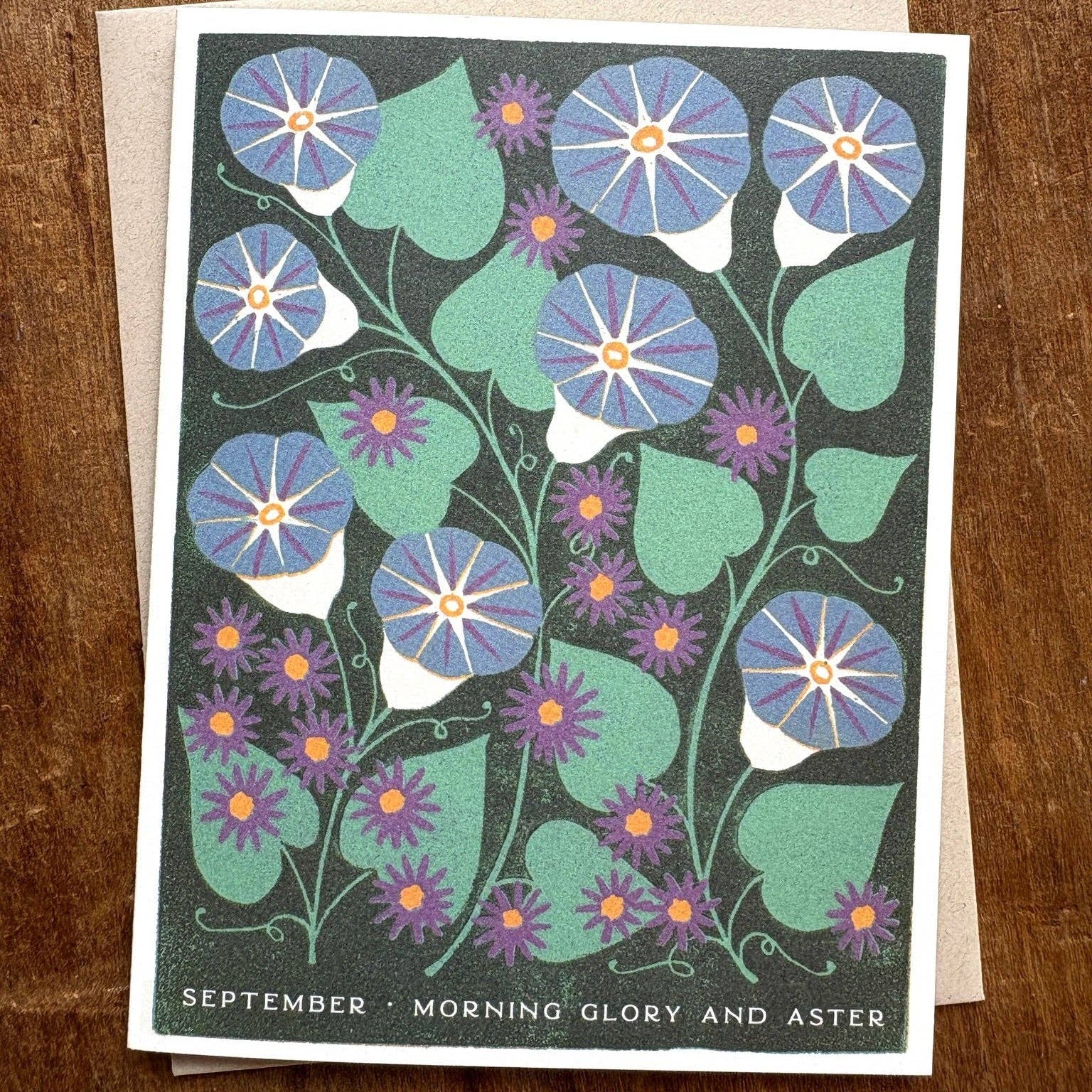 September Month Flowers Card - Image 3