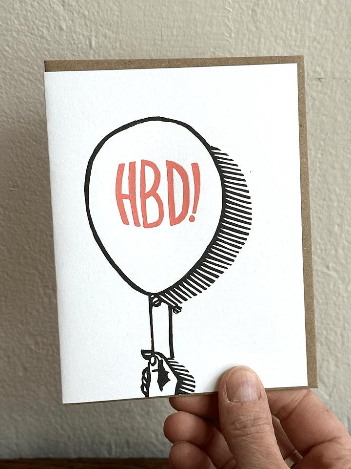 HBD Balloon Birthday Card - Image 2