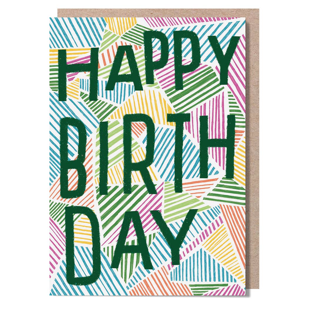 Big Green Birthday Card