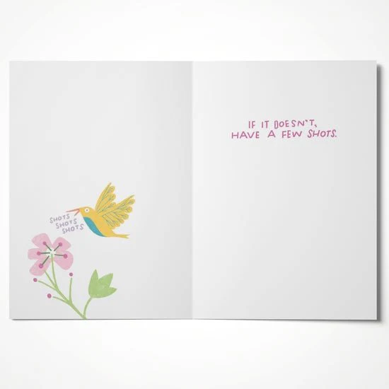 Yellow Birds Birthday Card - Image 2