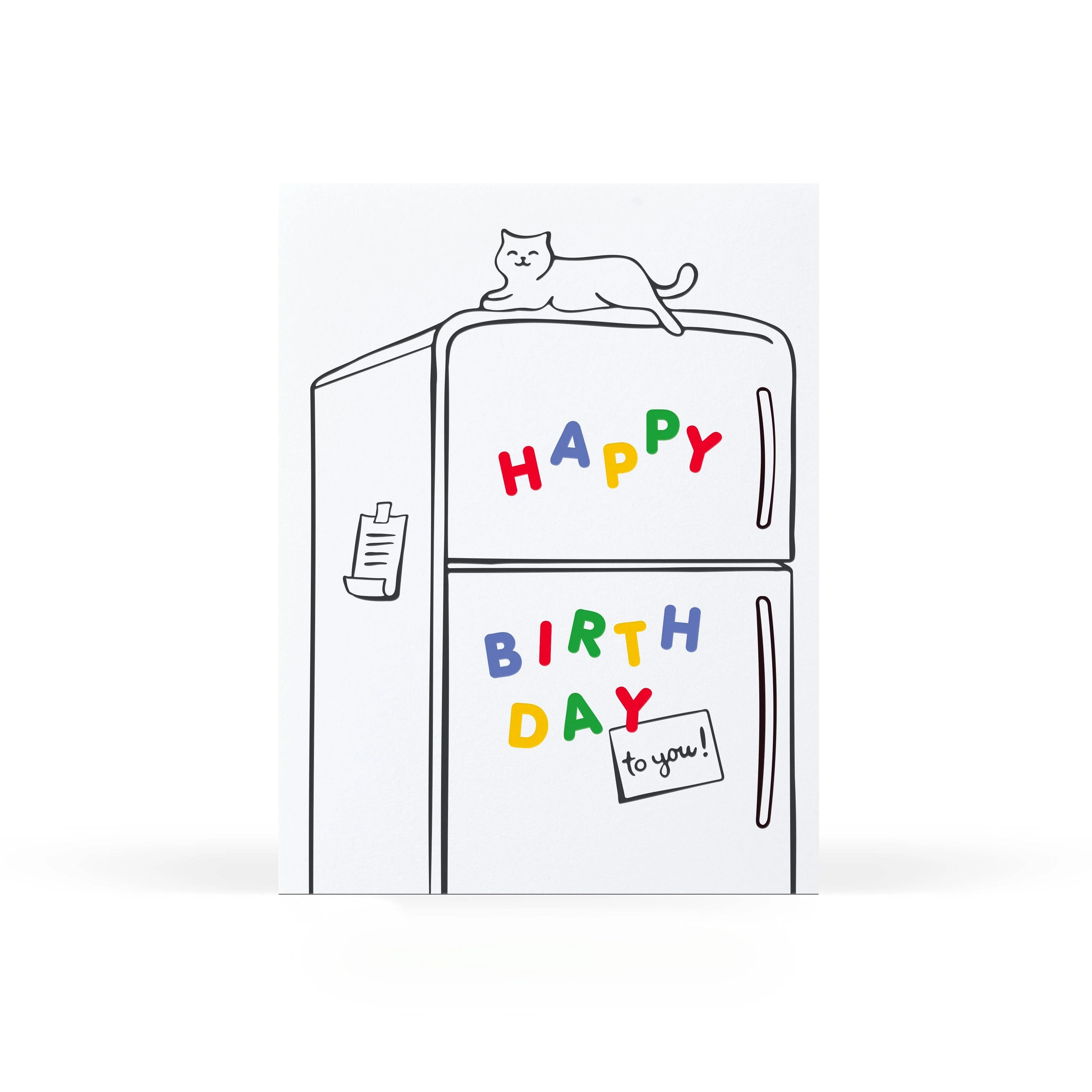 Fridge Birthday Card