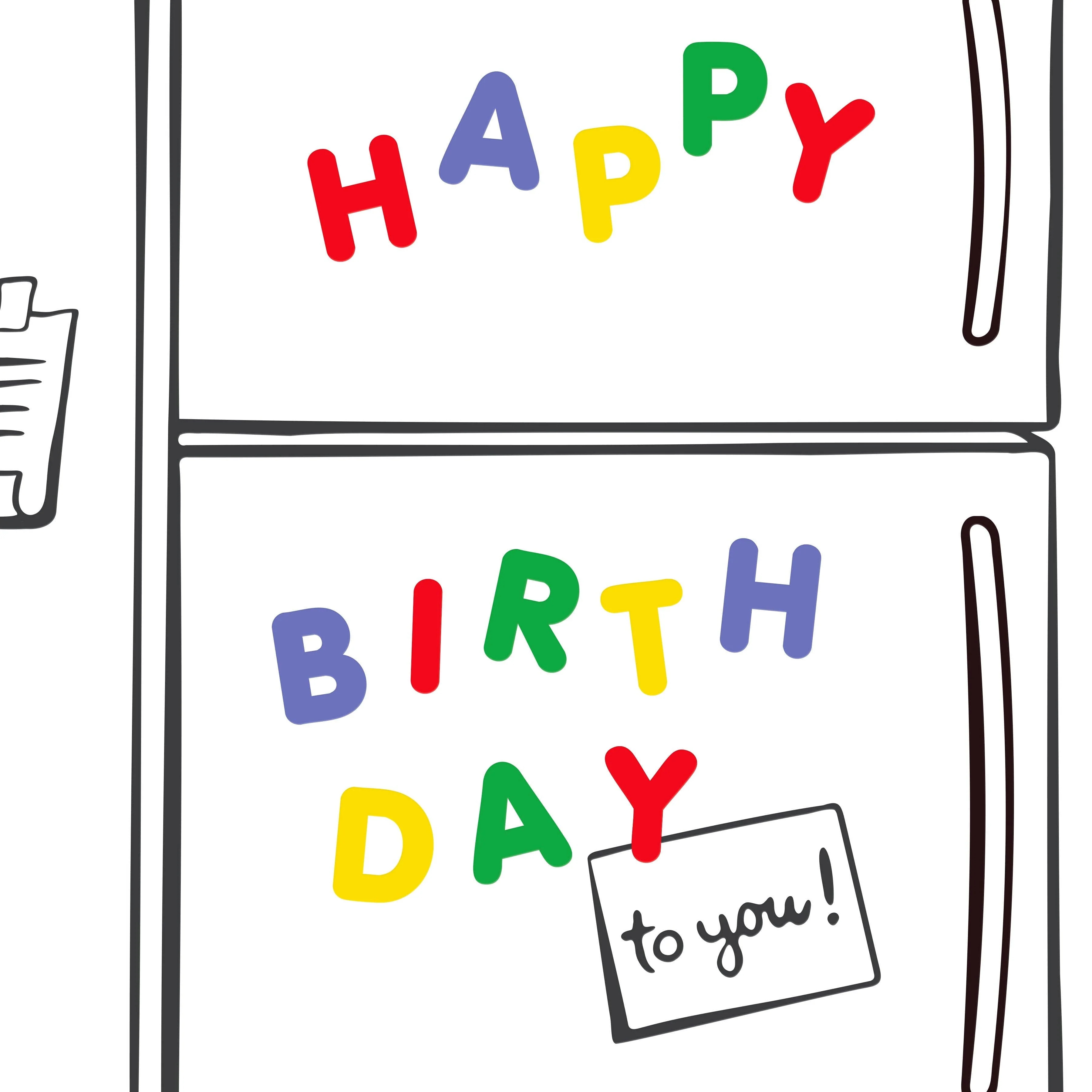 Fridge Birthday Card - Image 3