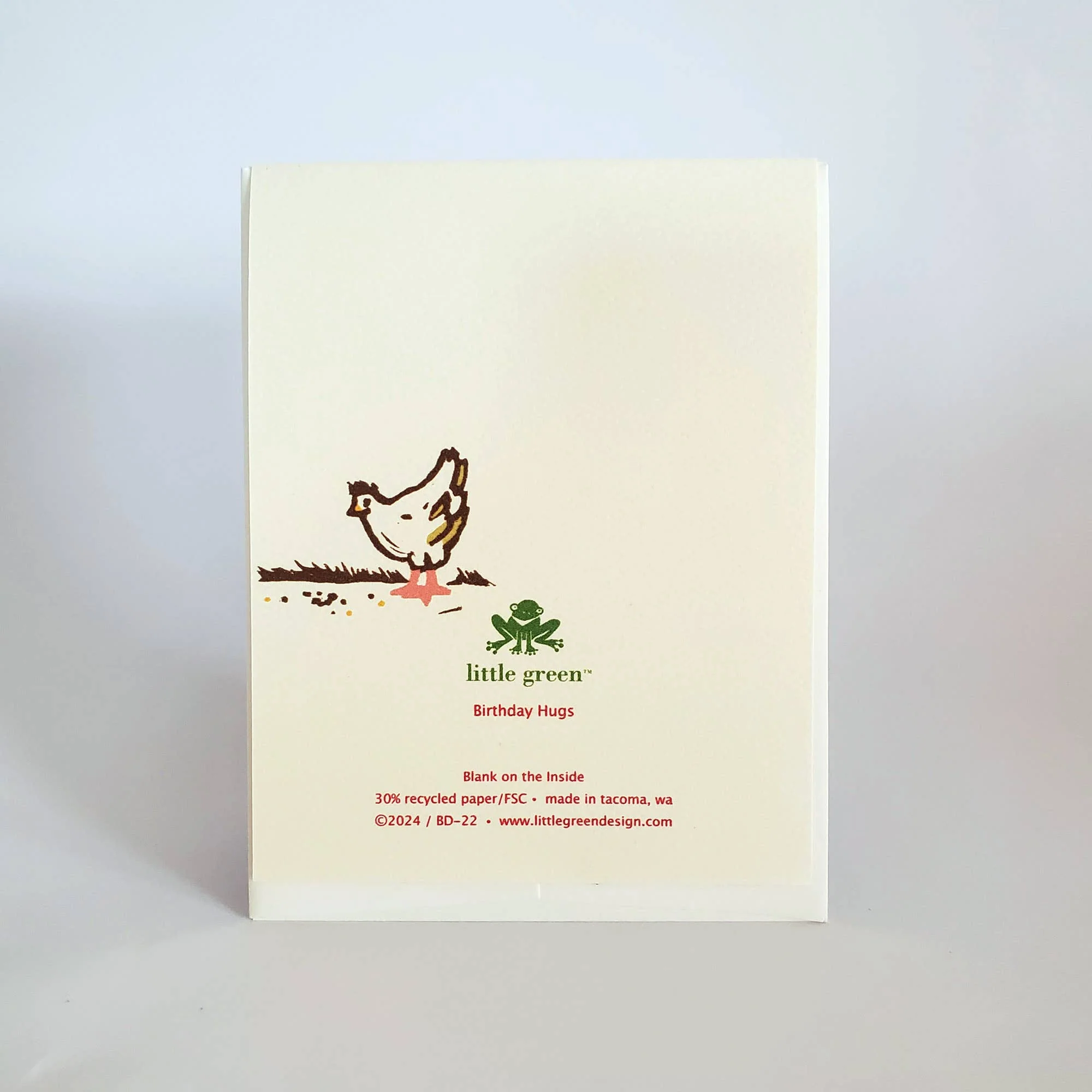 Chicken Hug Birthday Card - Image 4