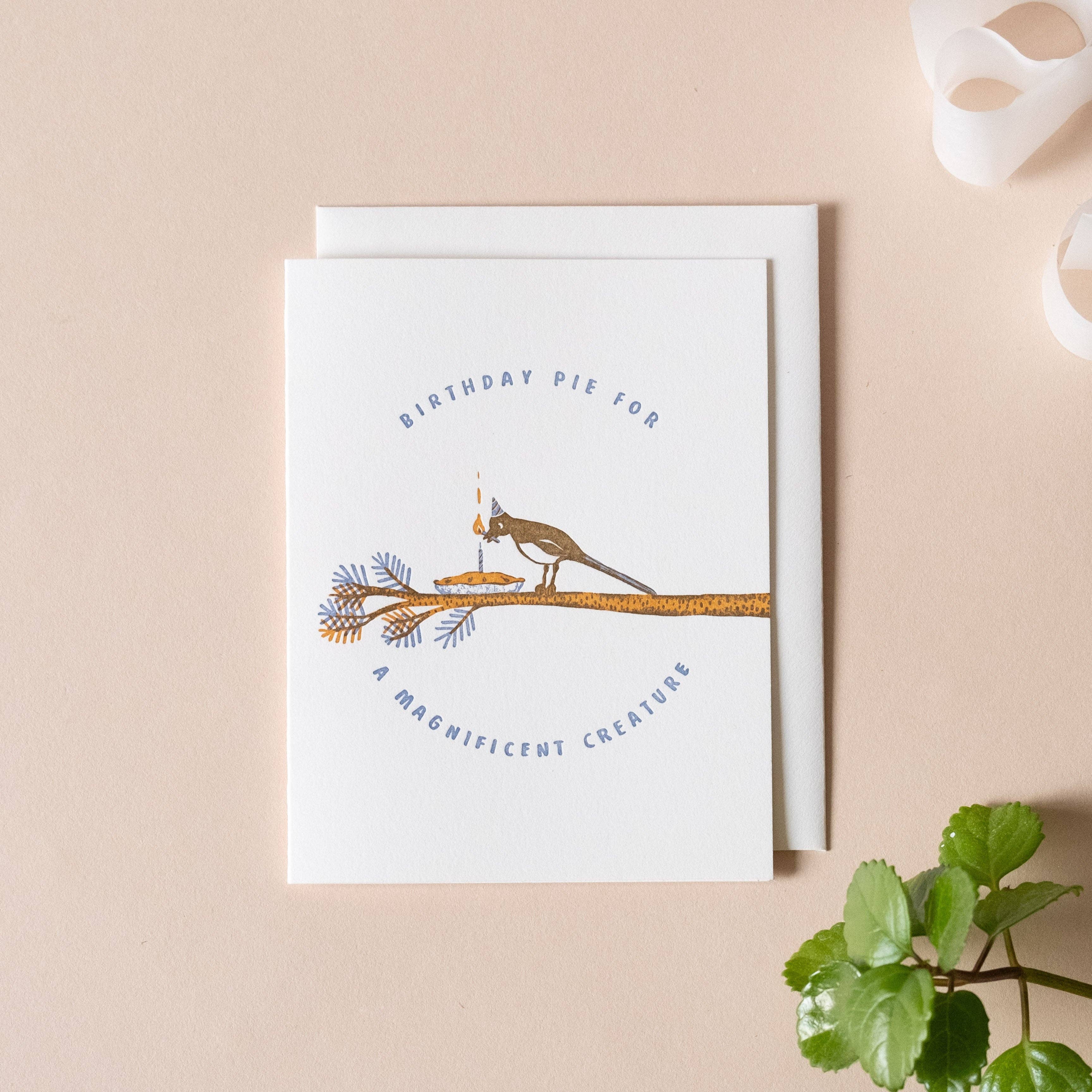 Magpie Pie Birthday Card - Image 3