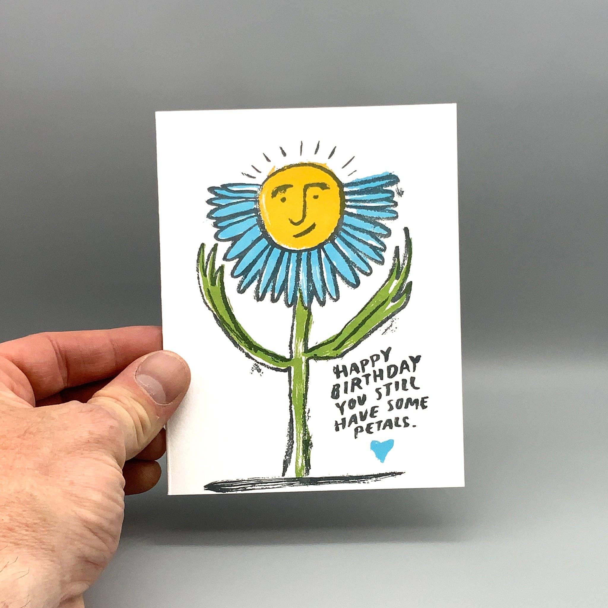 Flower Petals Birthday Card - Image 3