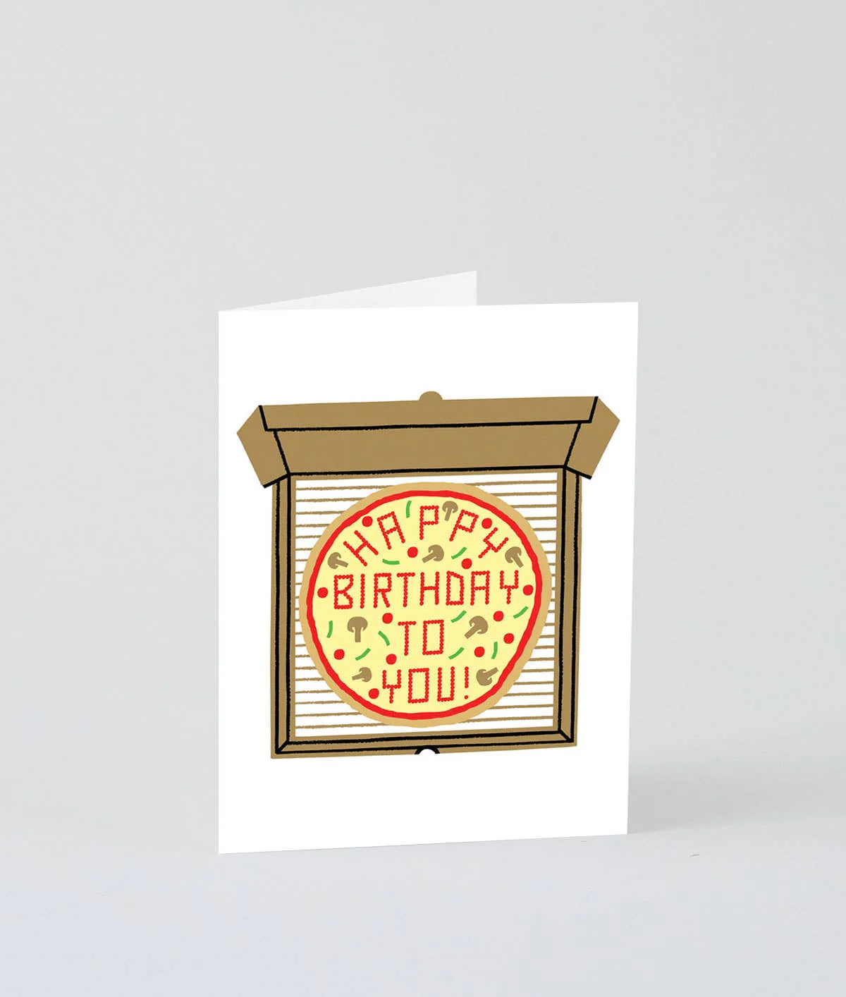 Birthday Pizza Greetings Card