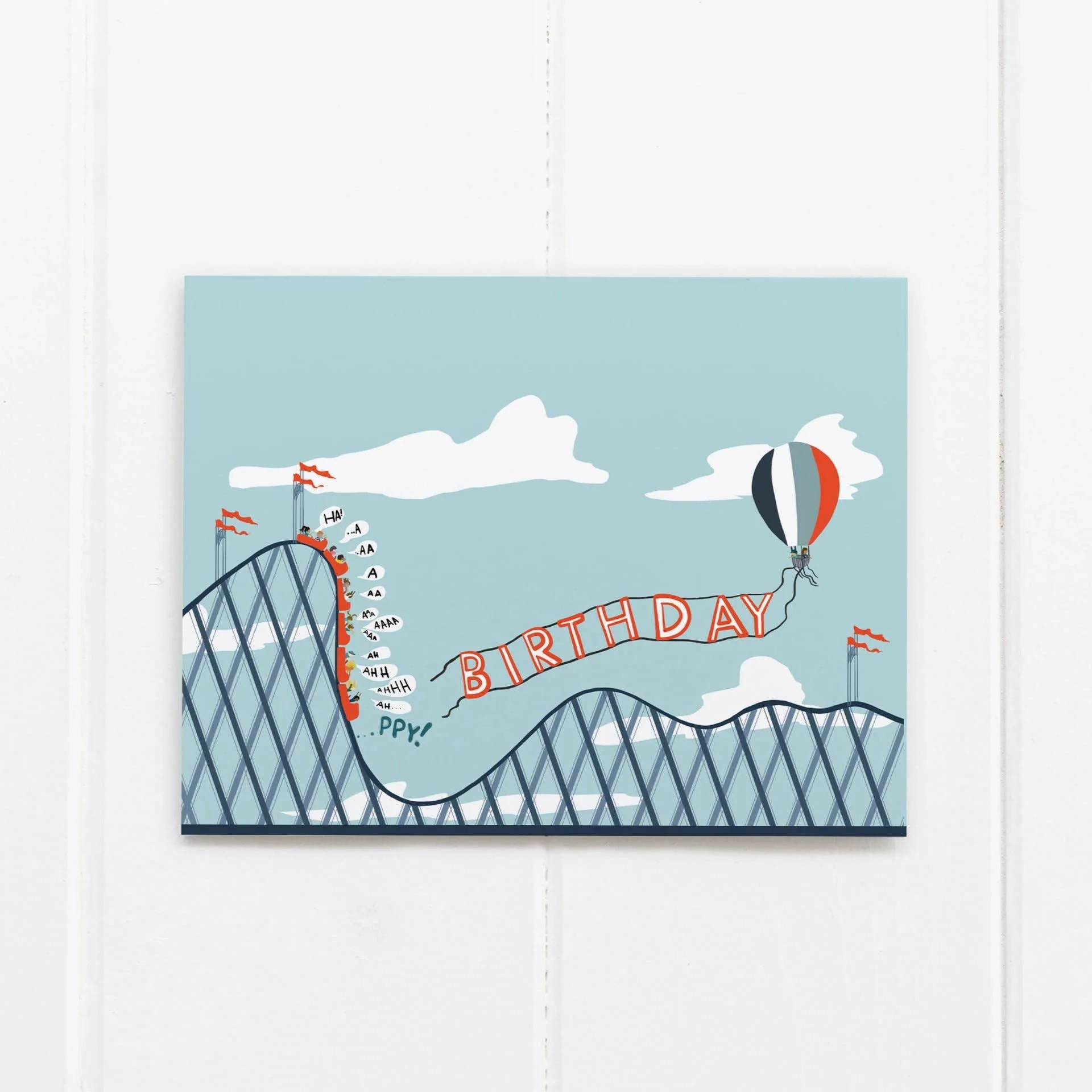 Roller-Coaster Birthday Card - Image 2