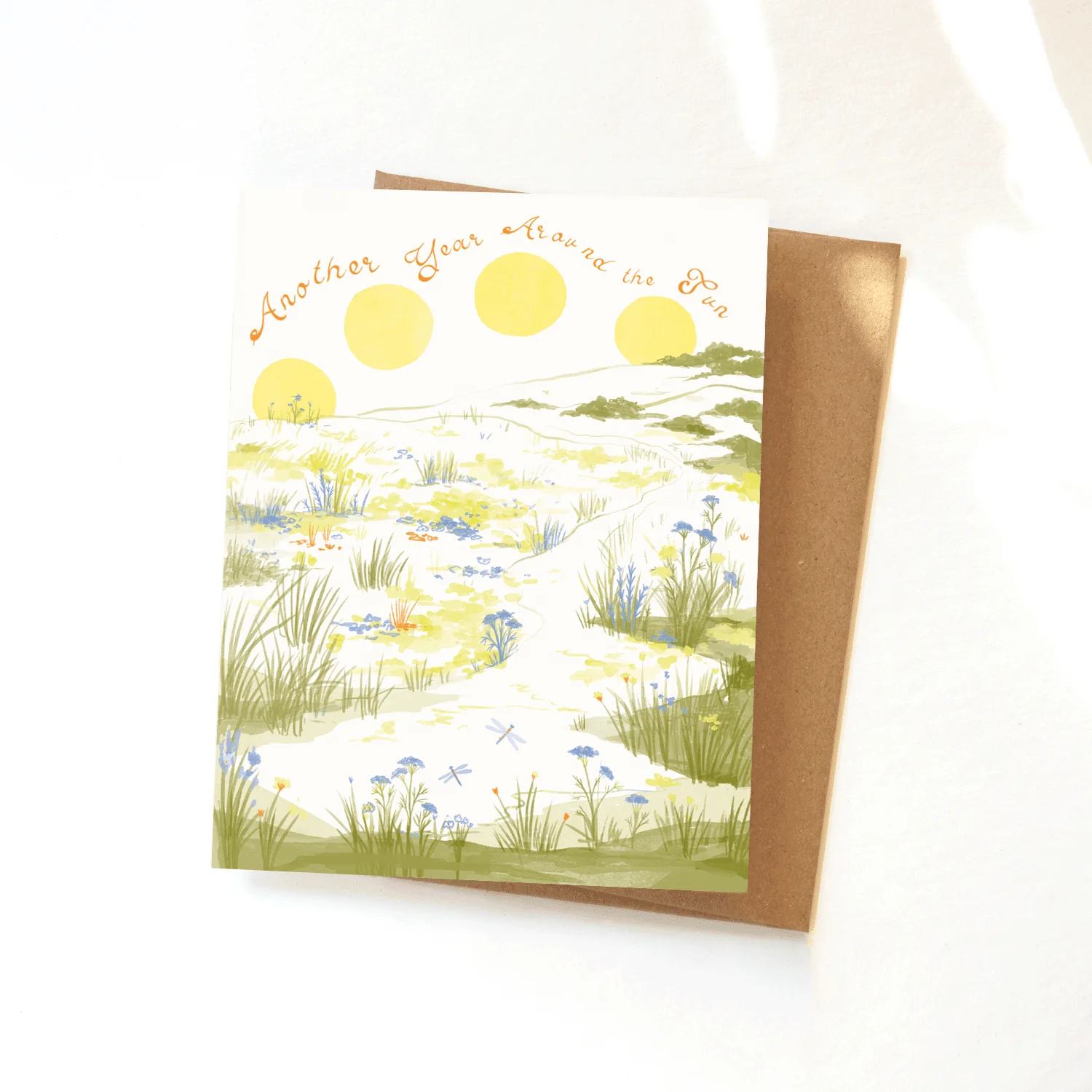 Sun + Meadow Birthday Card