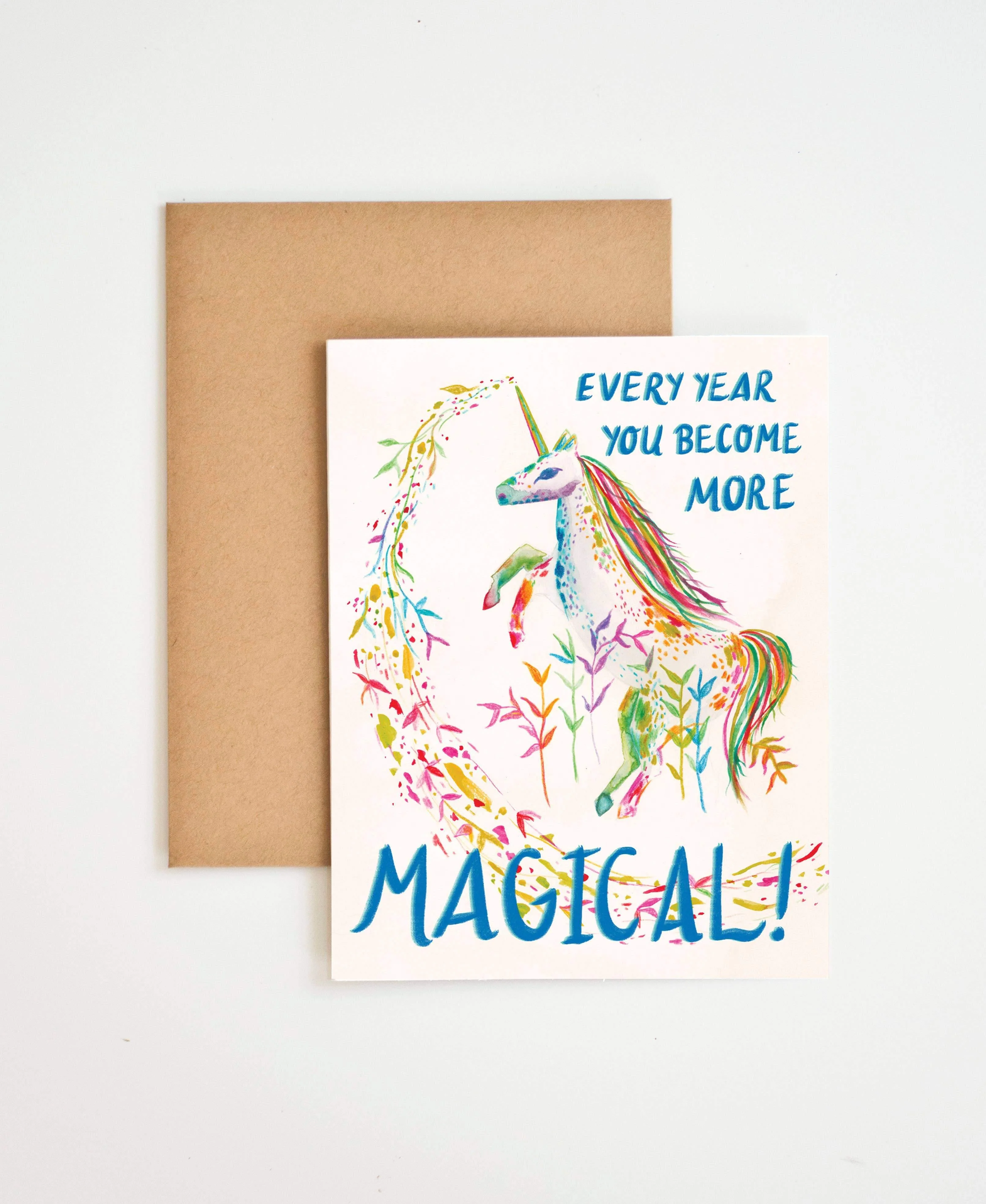 Birthday Unicorn Card