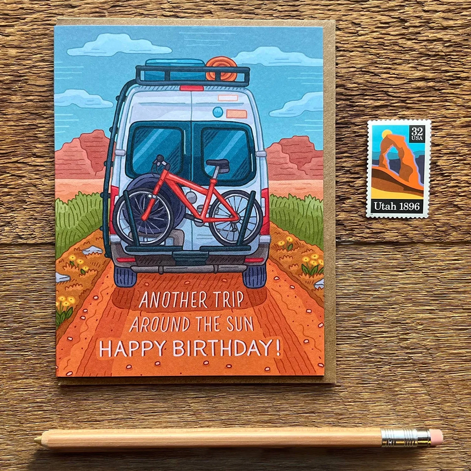 Van Trip Birthday Card - Image 2