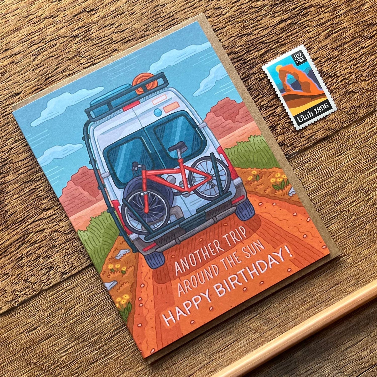 Van Trip Birthday Card - Image 3