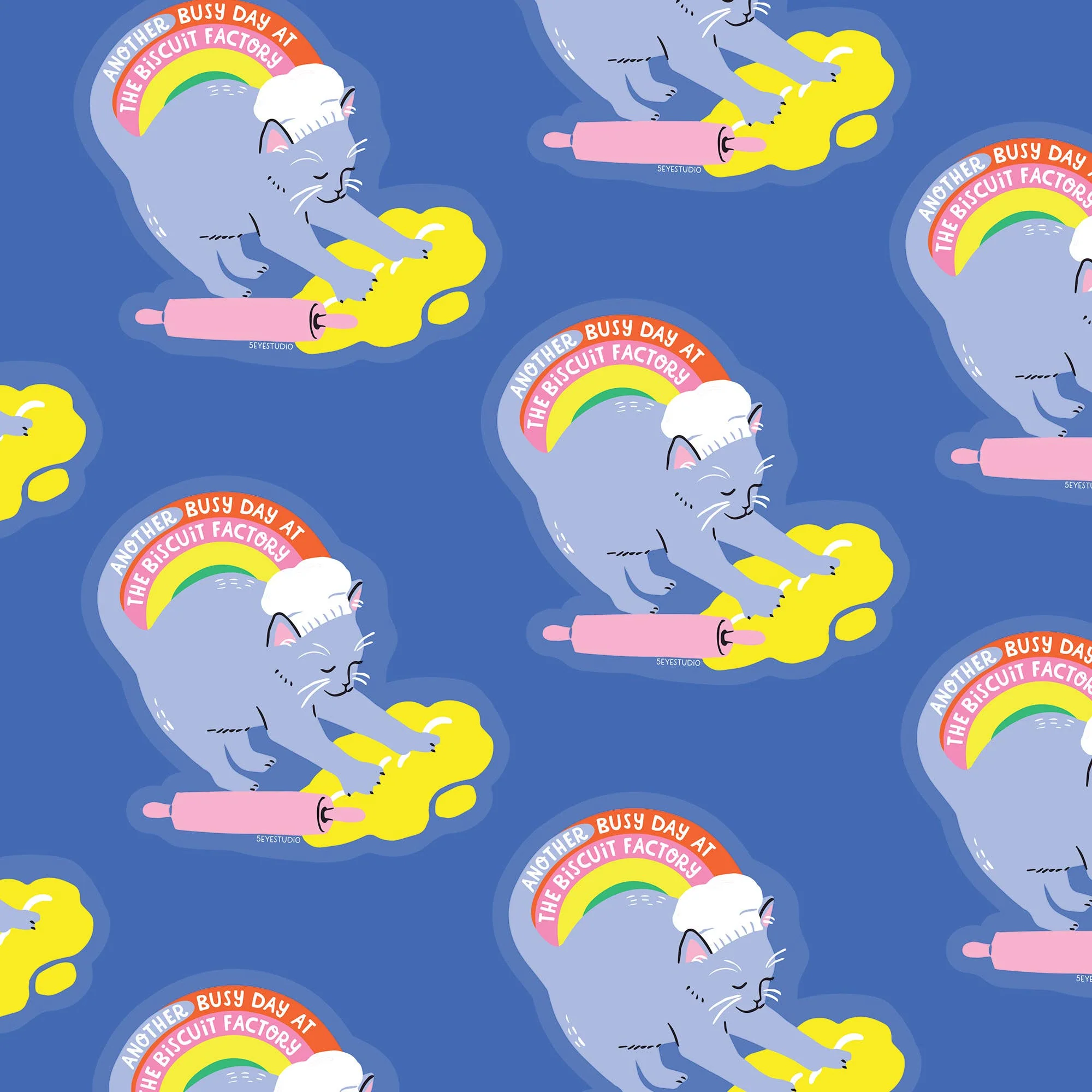 Biscuit Factory Kitty Sticker - Image 3