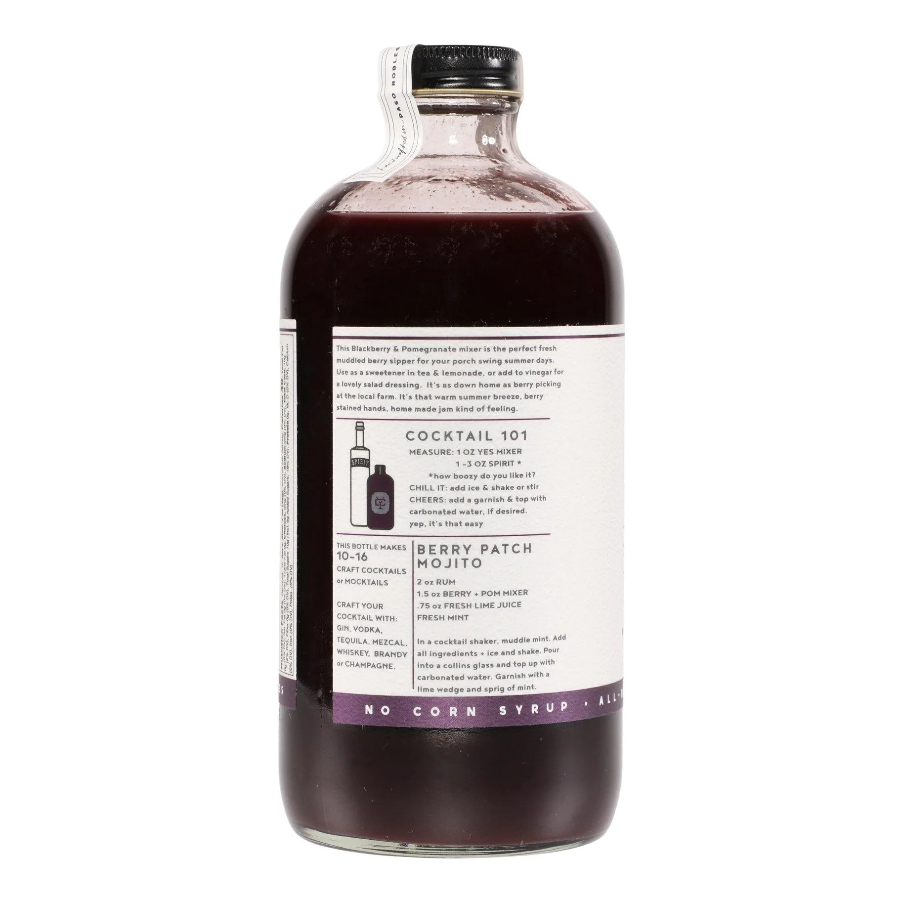 Blackberry Pomegranate Cocktail Mixer - Image 3