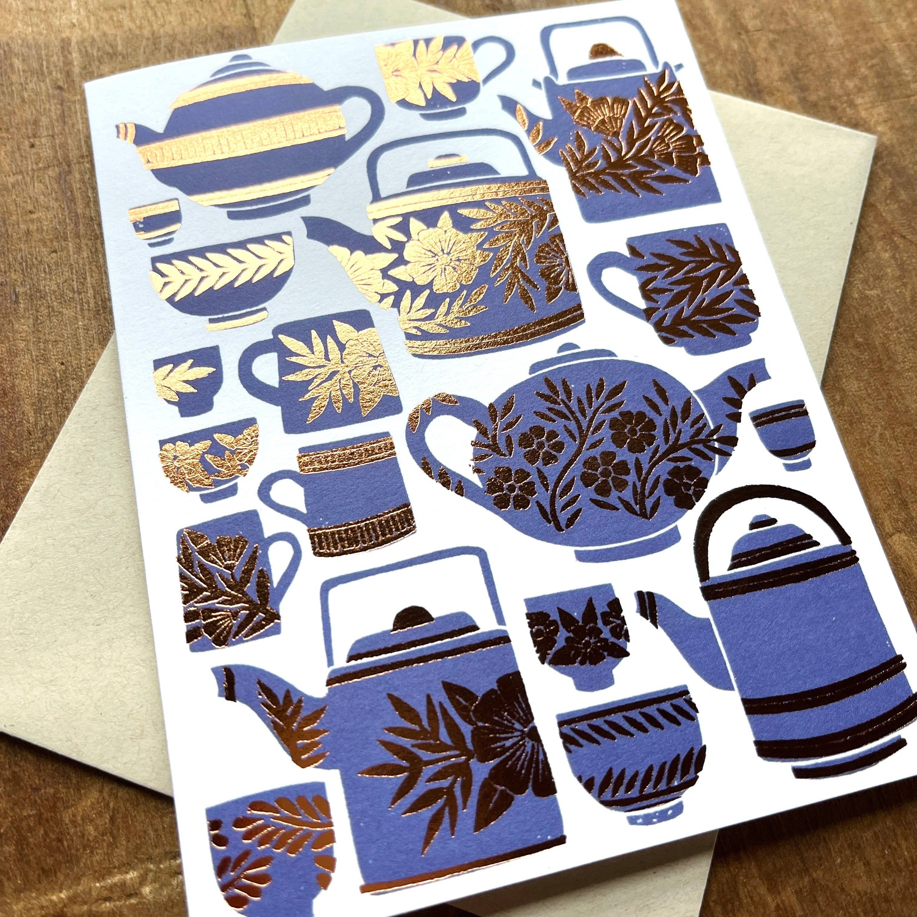 Tea Pots + Cups Card - Image 2