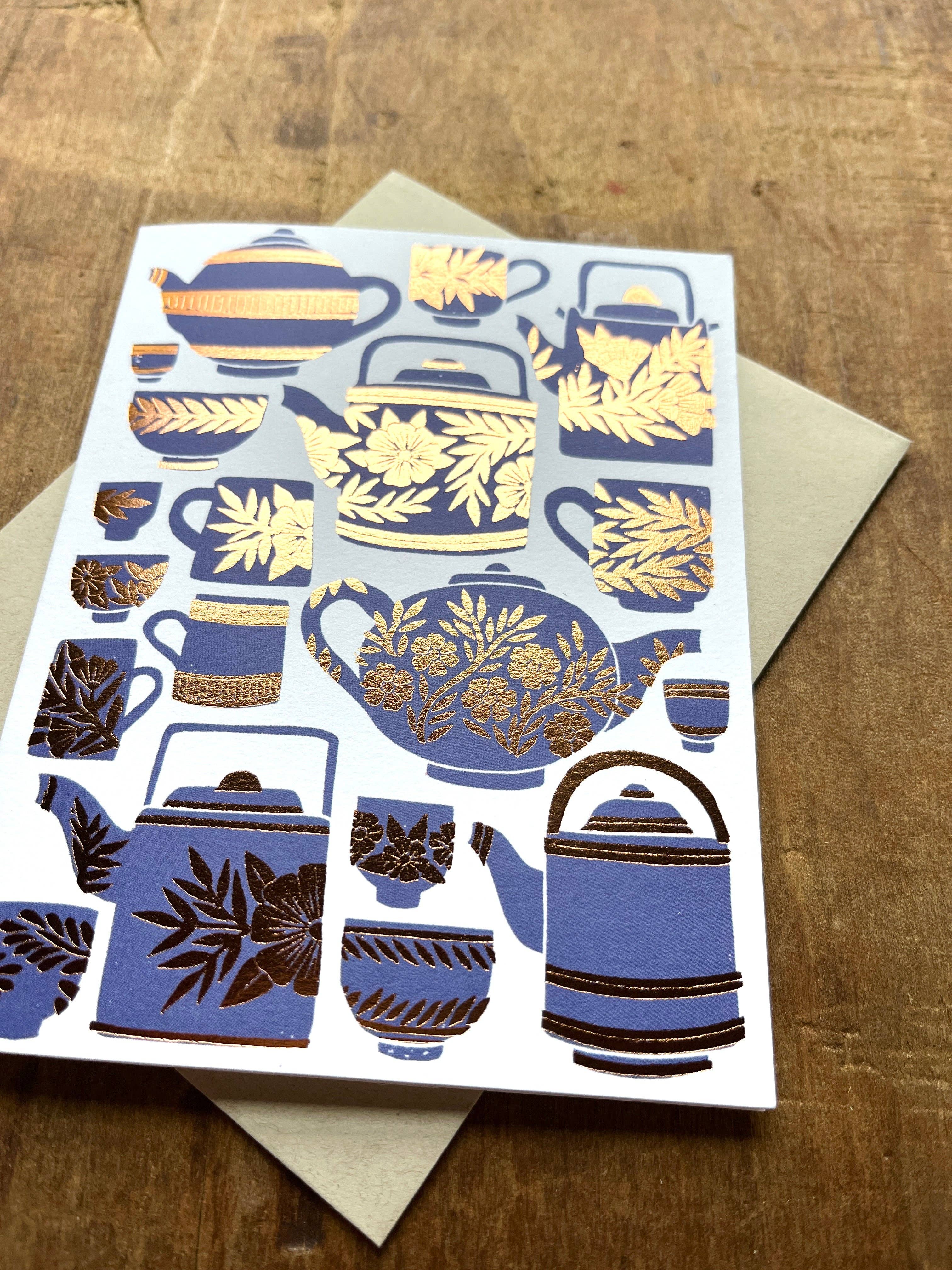 Tea Pots + Cups Card - Image 3