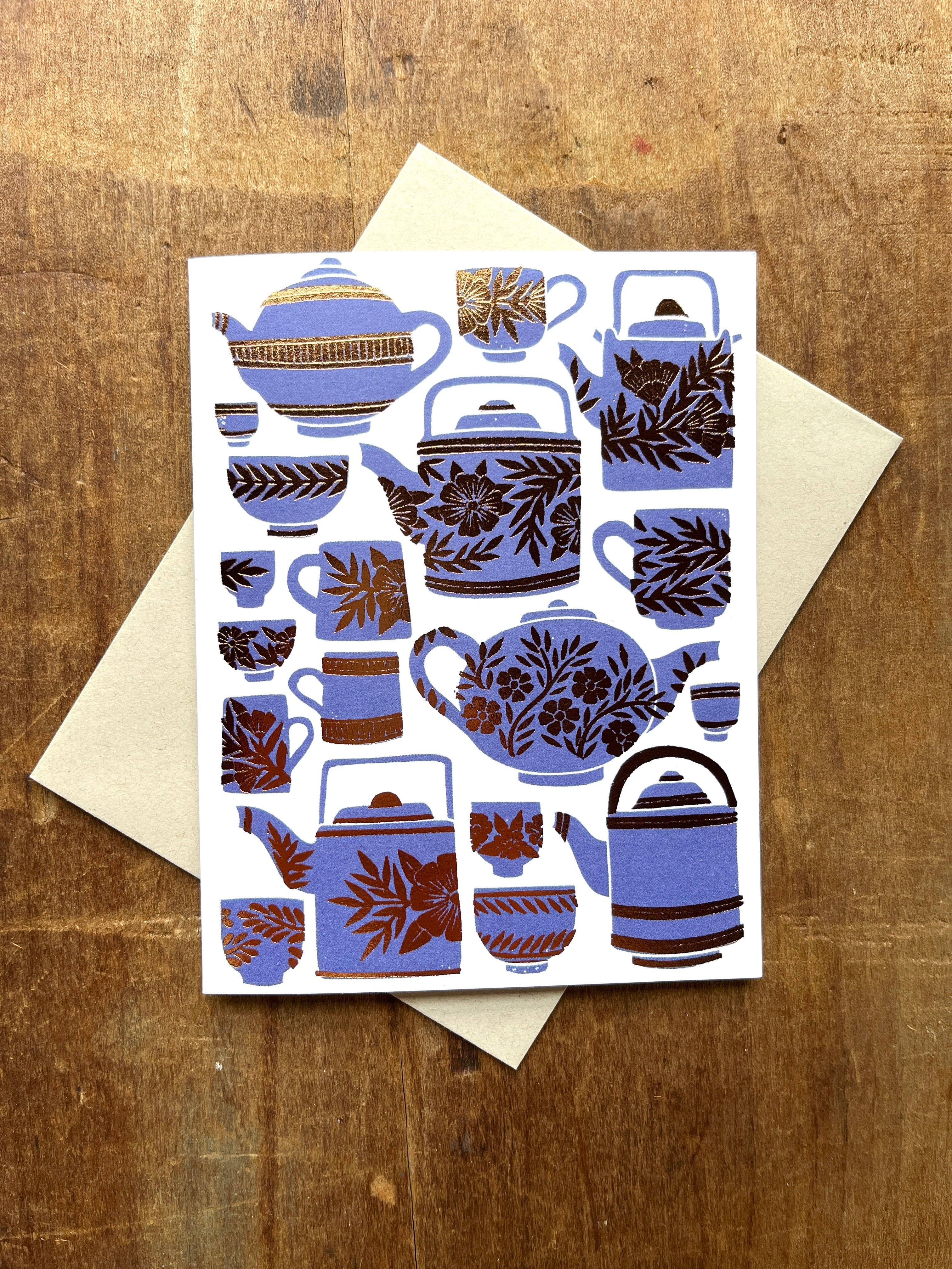Tea Pots + Cups Card - Image 4