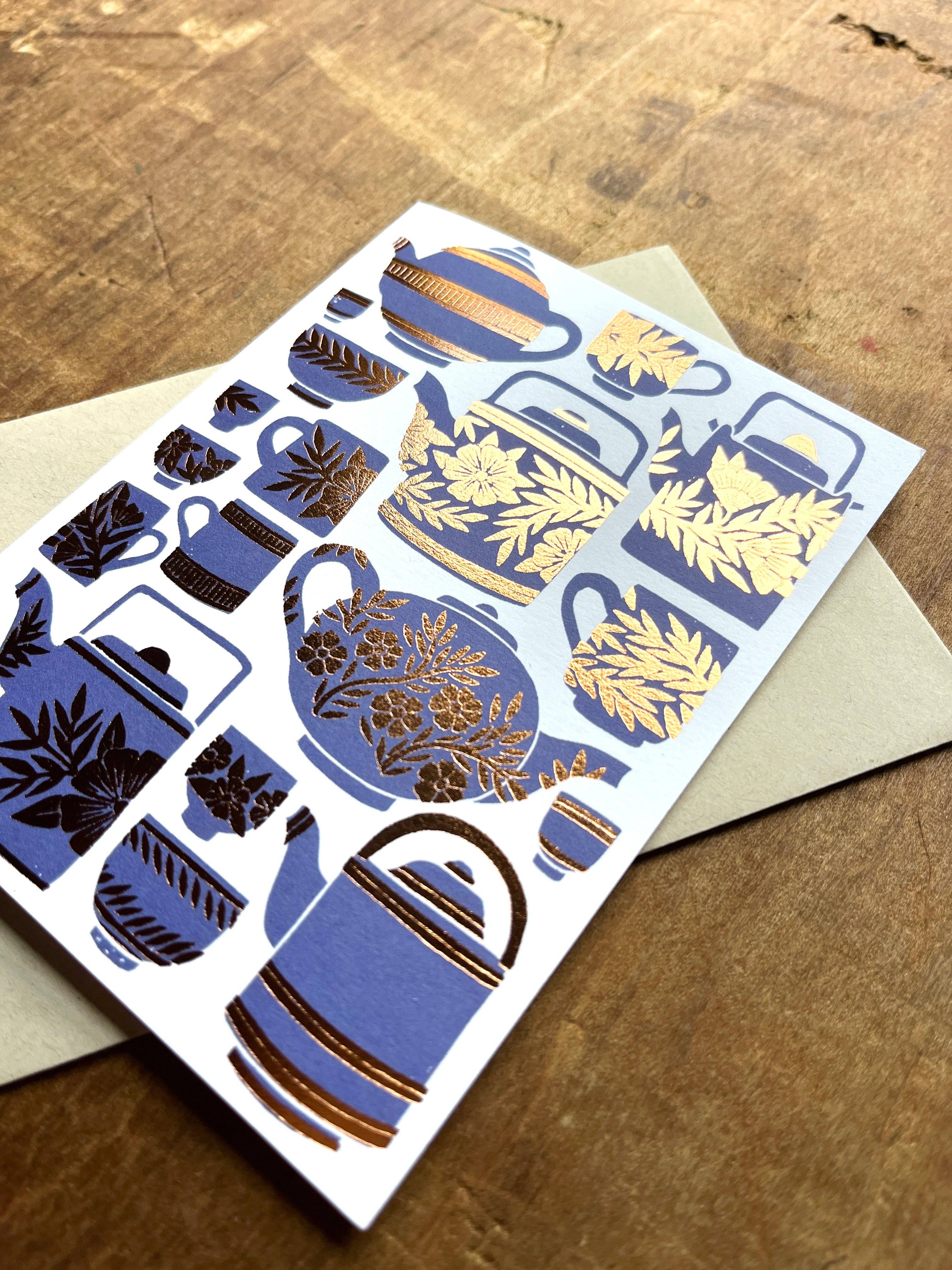 Tea Pots + Cups Card - Image 5