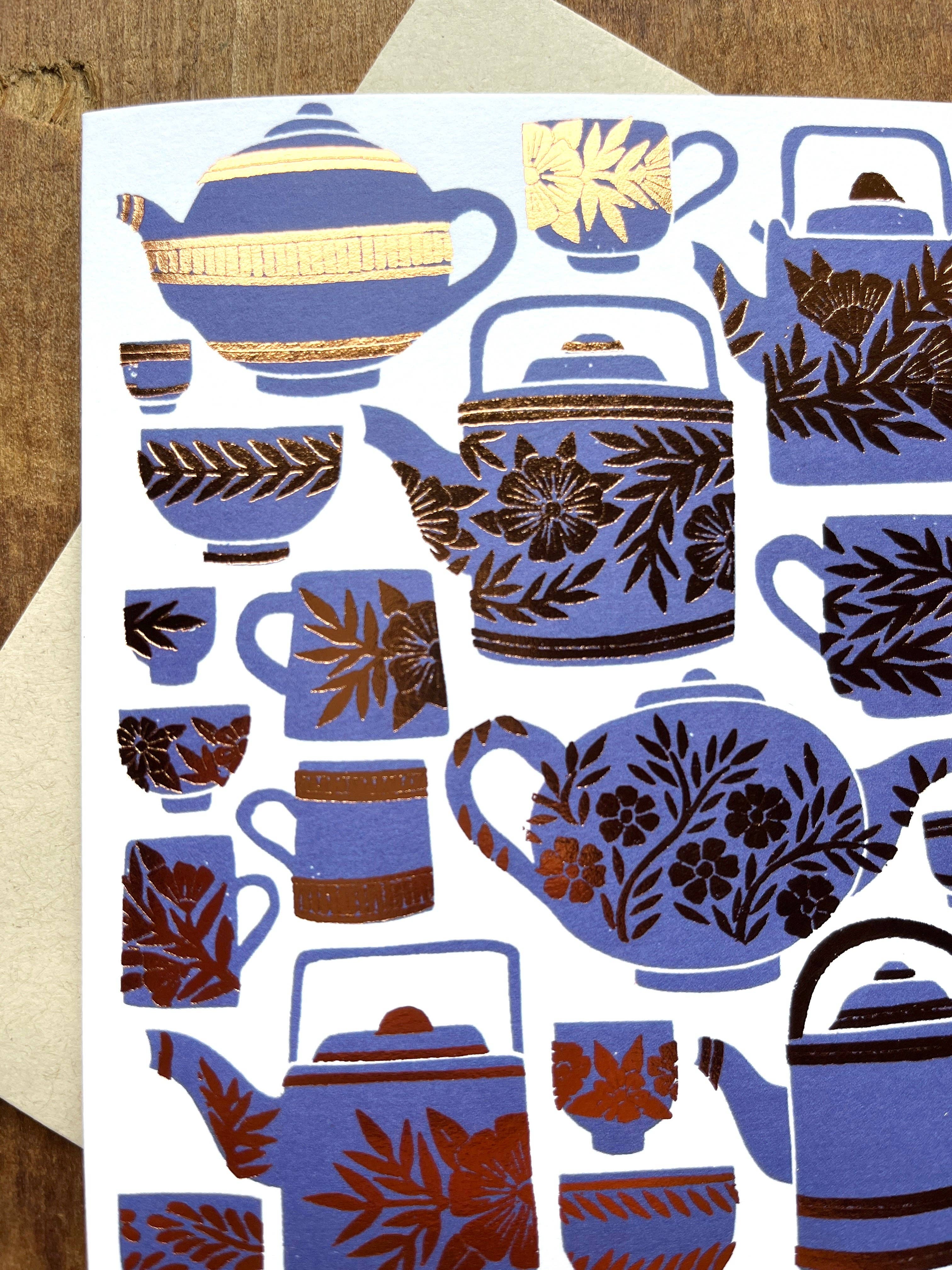 Tea Pots + Cups Card - Image 6