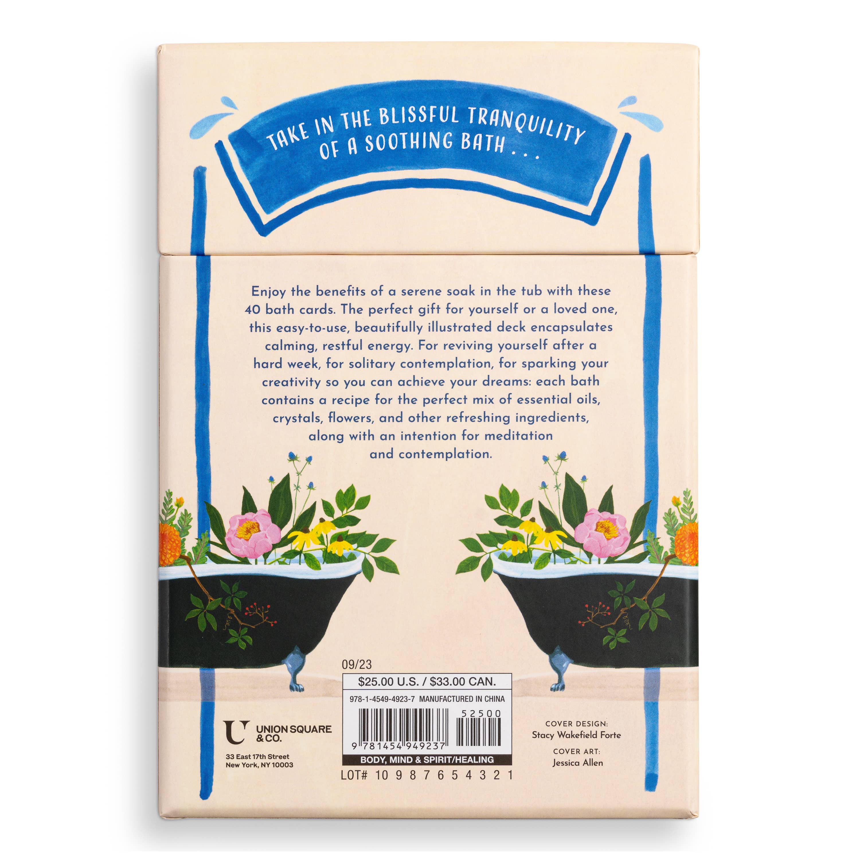Blissful Baths: 40 Rituals for Self-Care Card Deck - Image 2