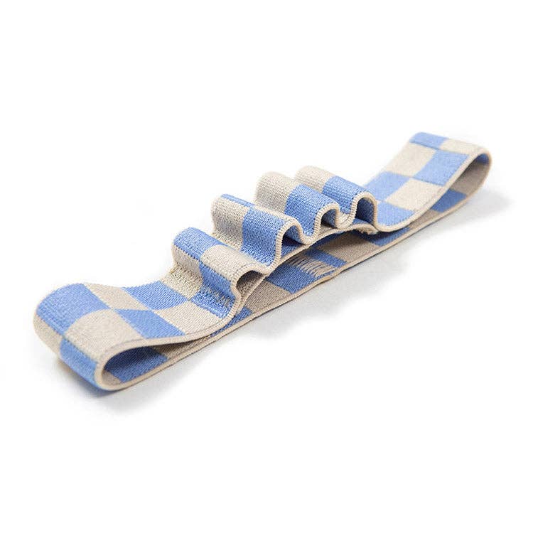 Pen Holder Book Band: Blue Check - Image 3