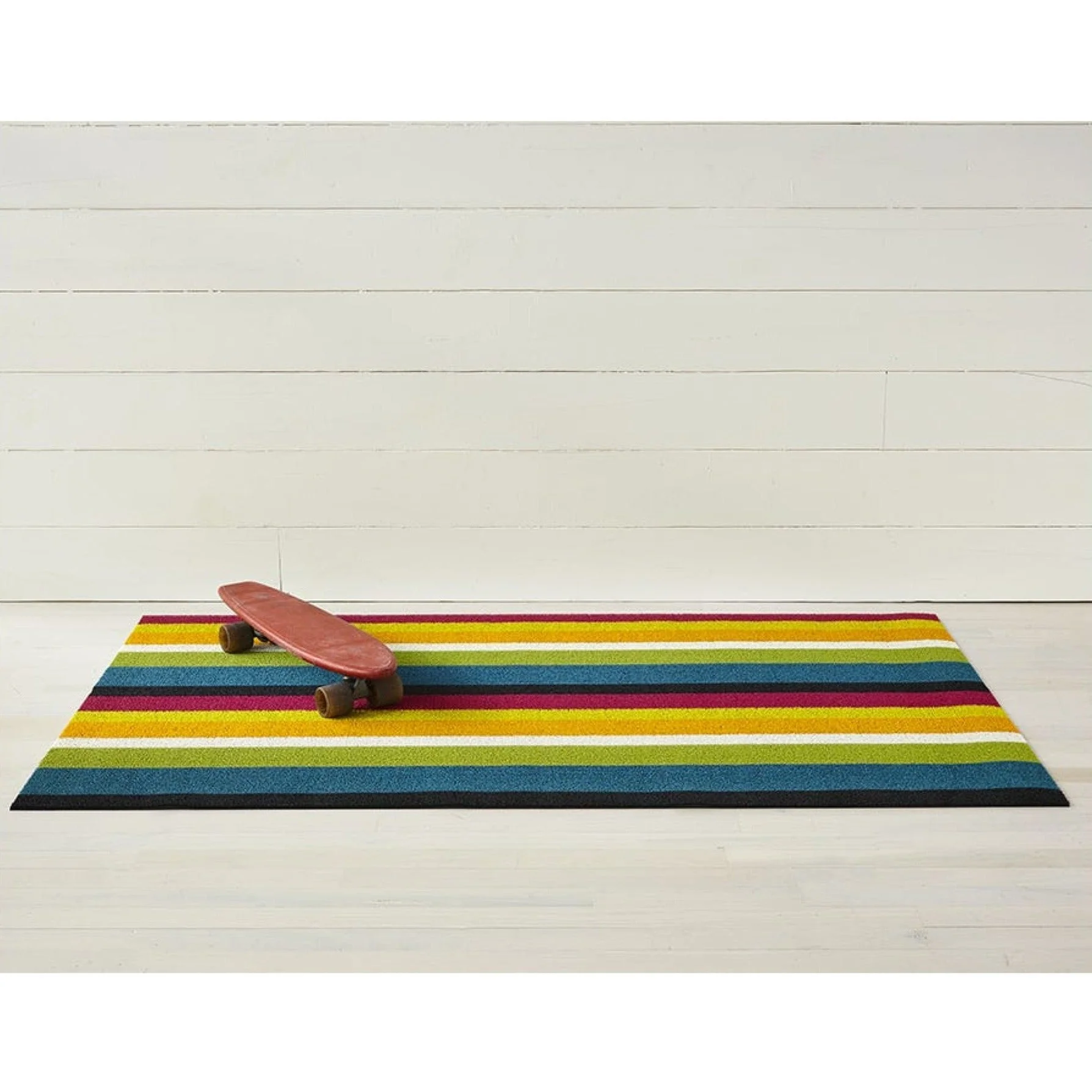 Bold Stripe Shag Floor Mat - Image 4