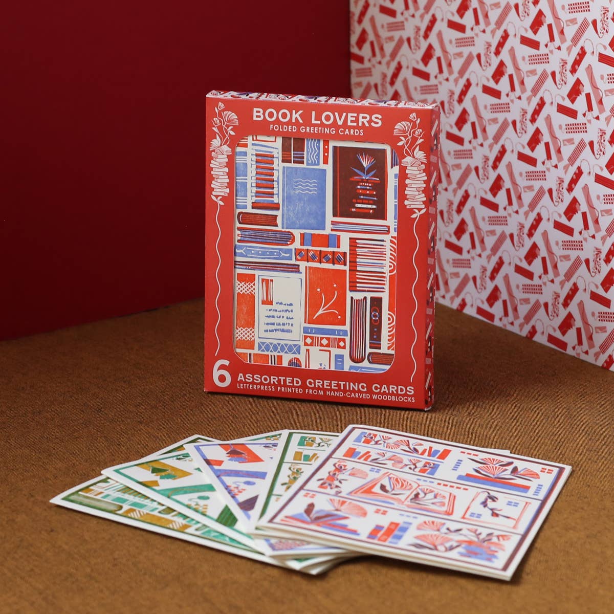 Book Lovers Letterpress Cards Set - Image 2