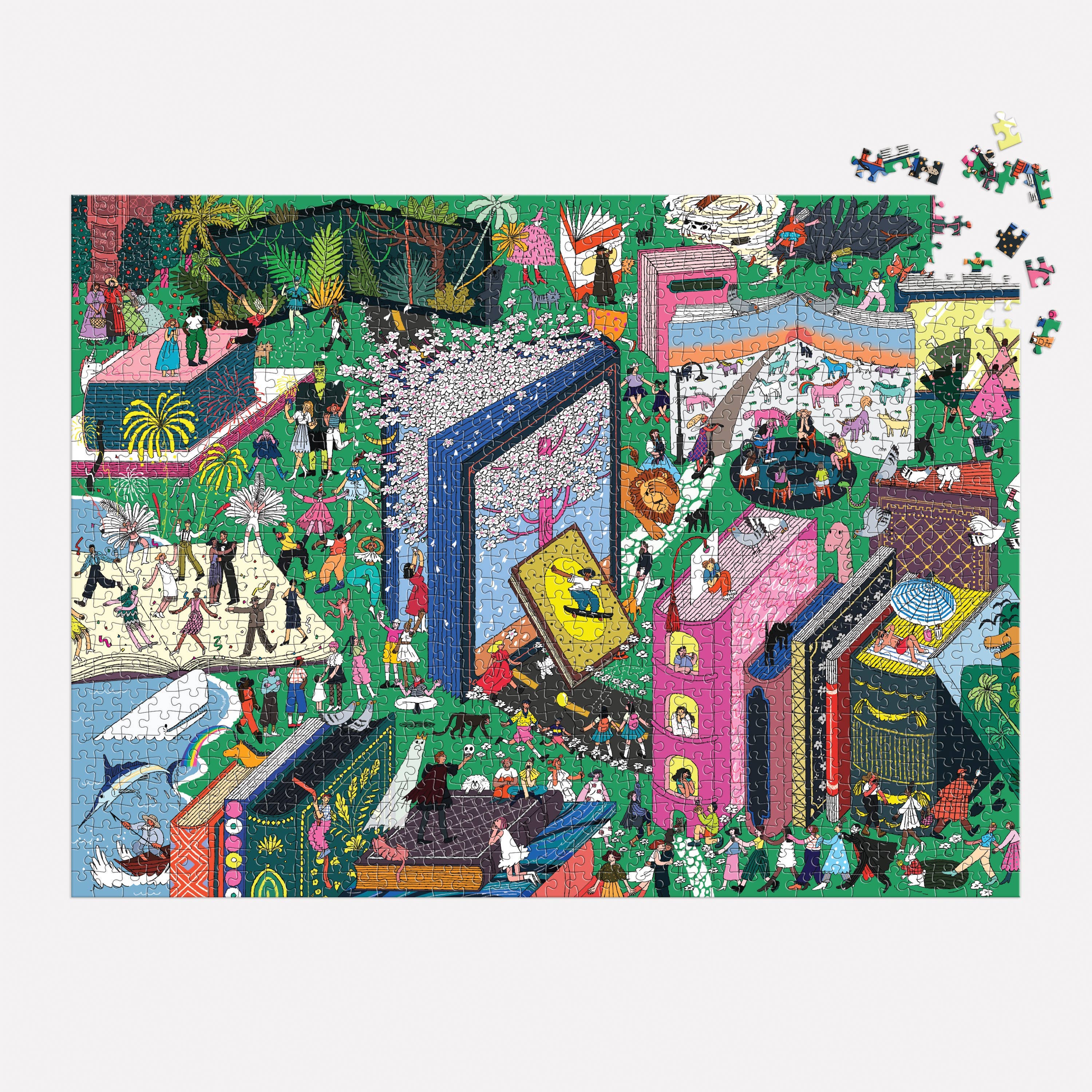 Book World 1000 Piece Puzzle - Image 2