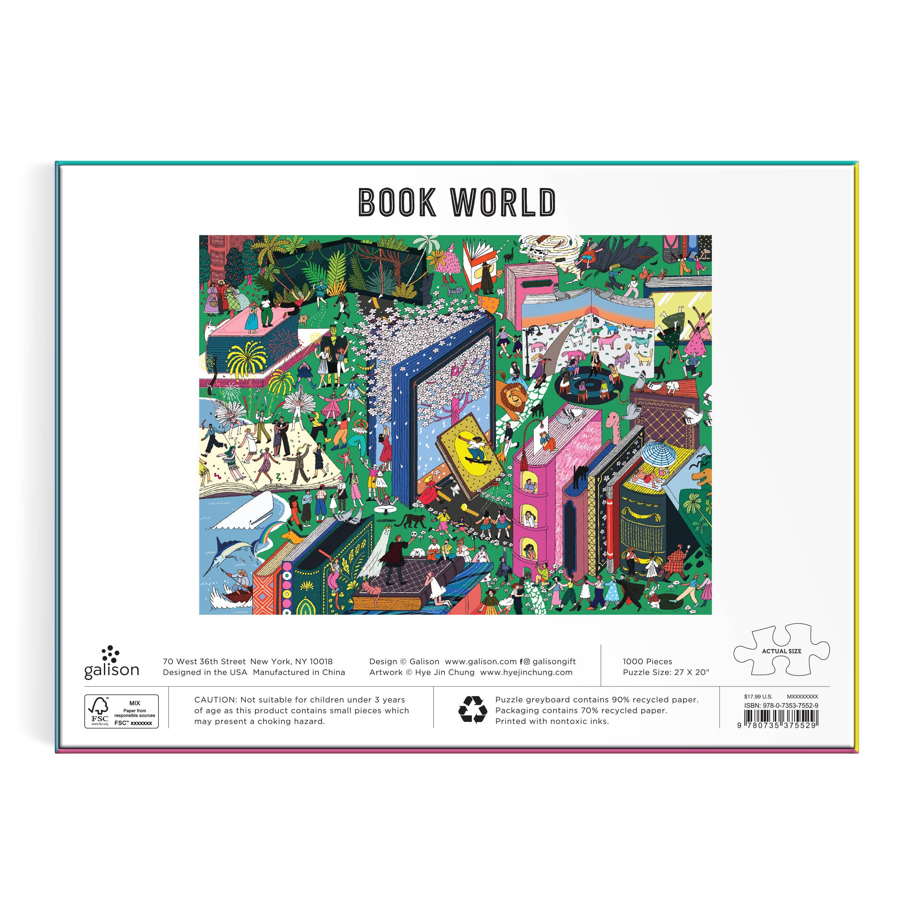 Book World 1000 Piece Puzzle - Image 4