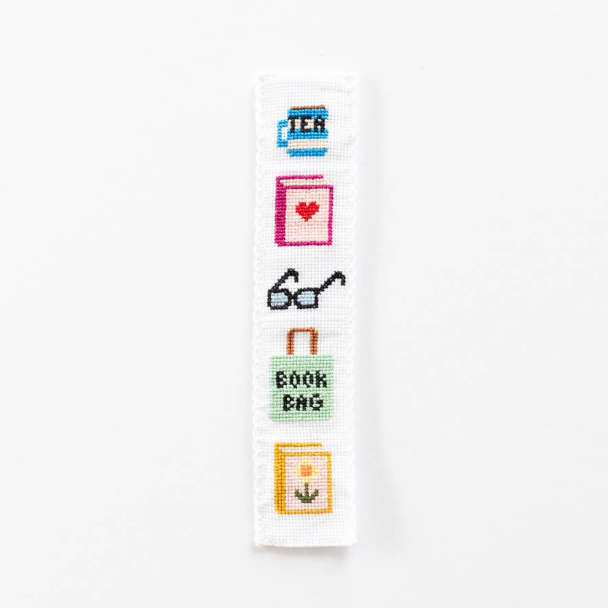 Bookish Cross Stitch Bookmark Kit - Image 3