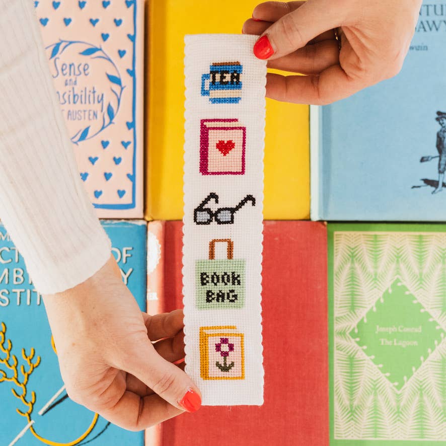 Bookish Cross Stitch Bookmark Kit - Image 5