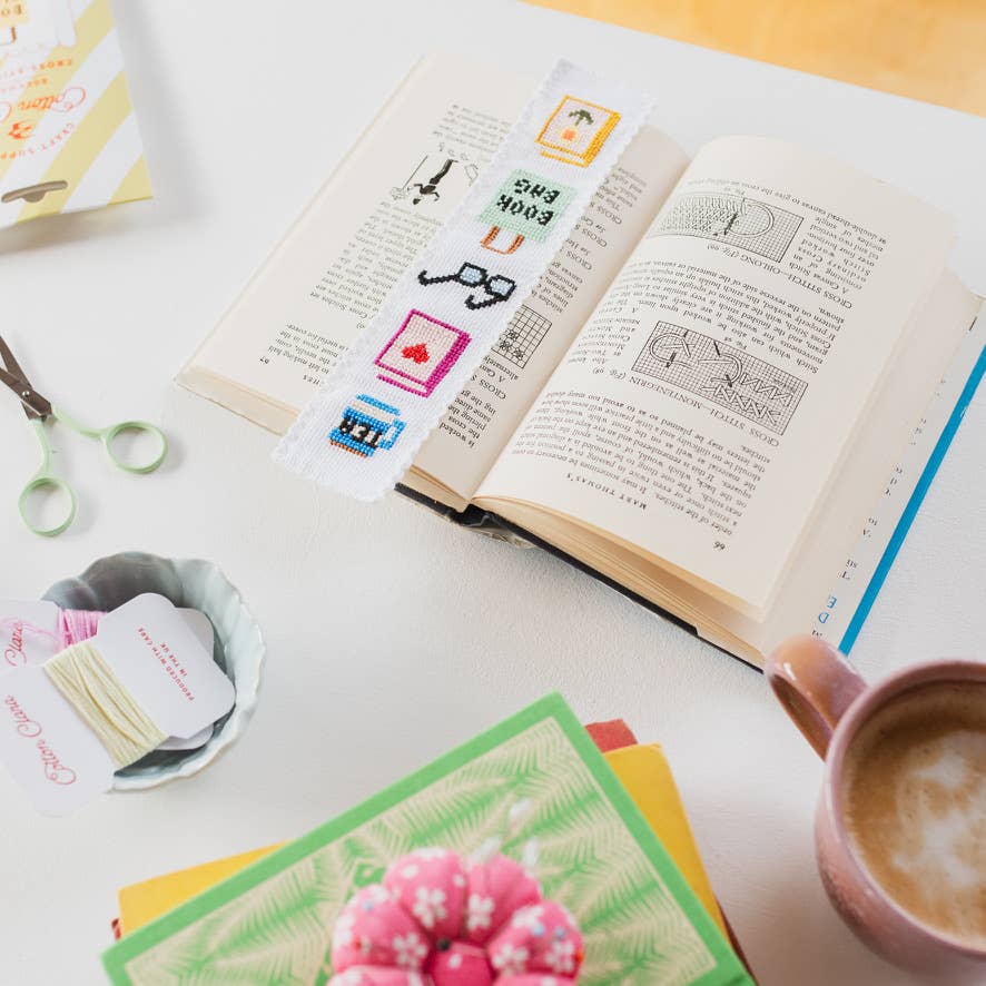Bookish Cross Stitch Bookmark Kit - Image 6