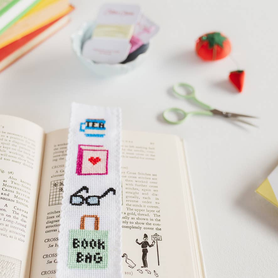 Bookish Cross Stitch Bookmark Kit - Image 7