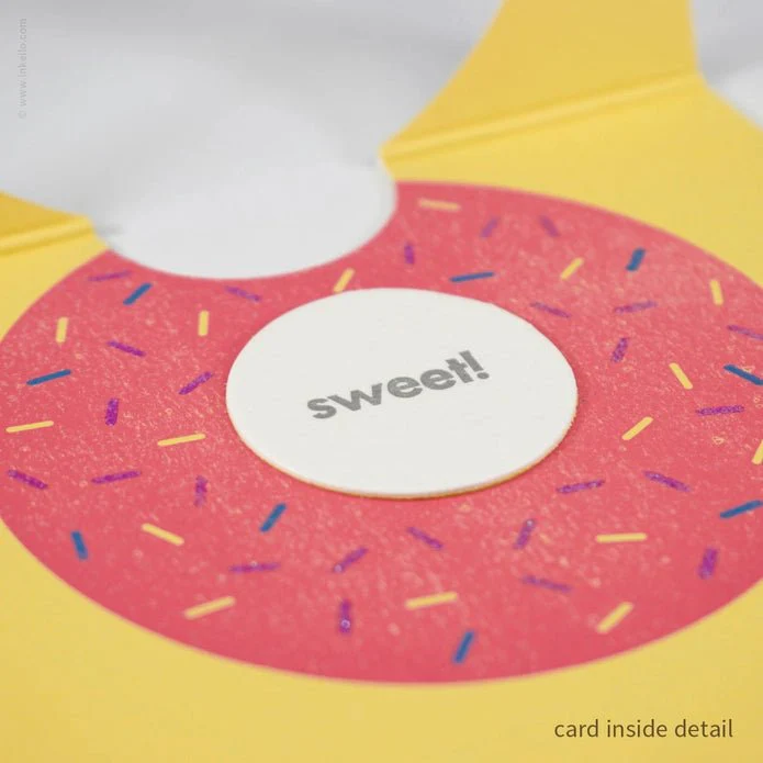 Sweet Donut Birthday Card - Image 2