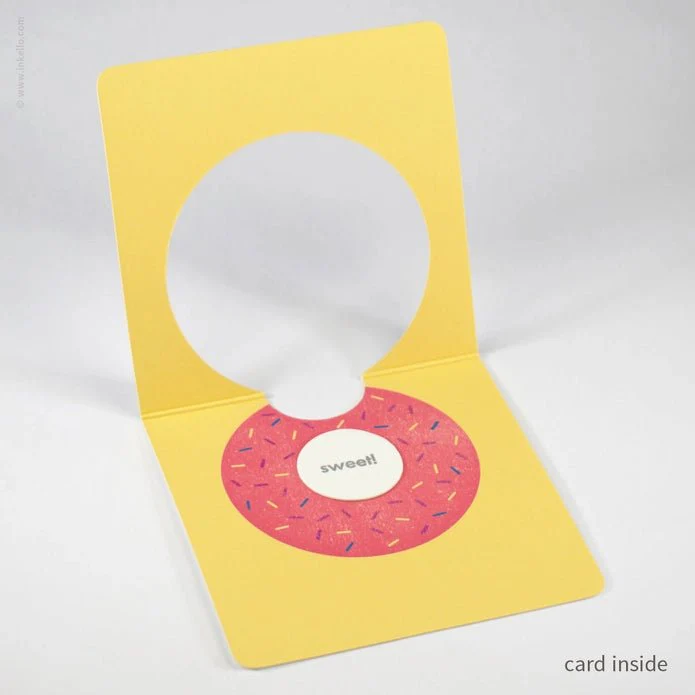 Sweet Donut Birthday Card - Image 3