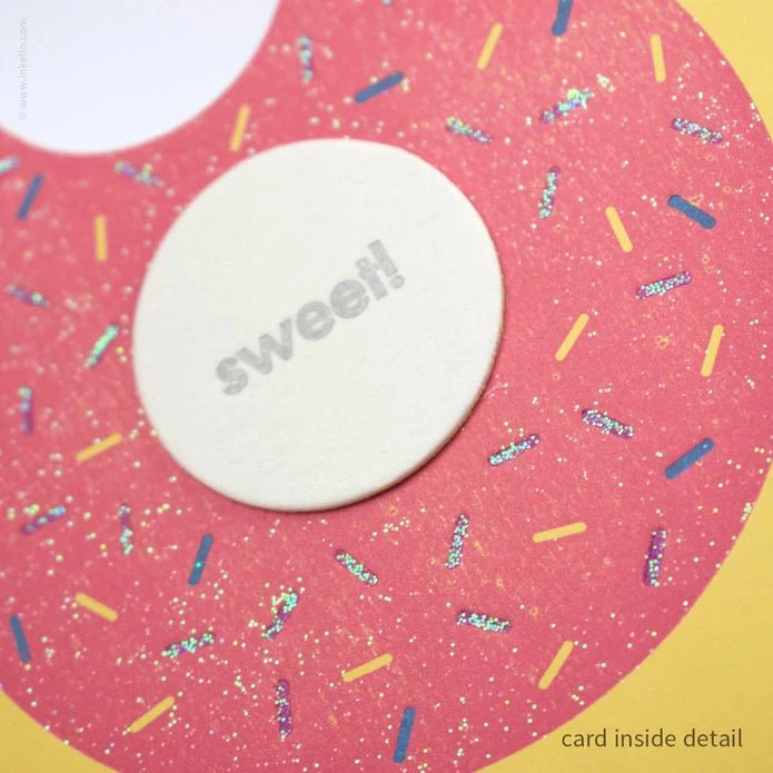 Sweet Donut Birthday Card - Image 4