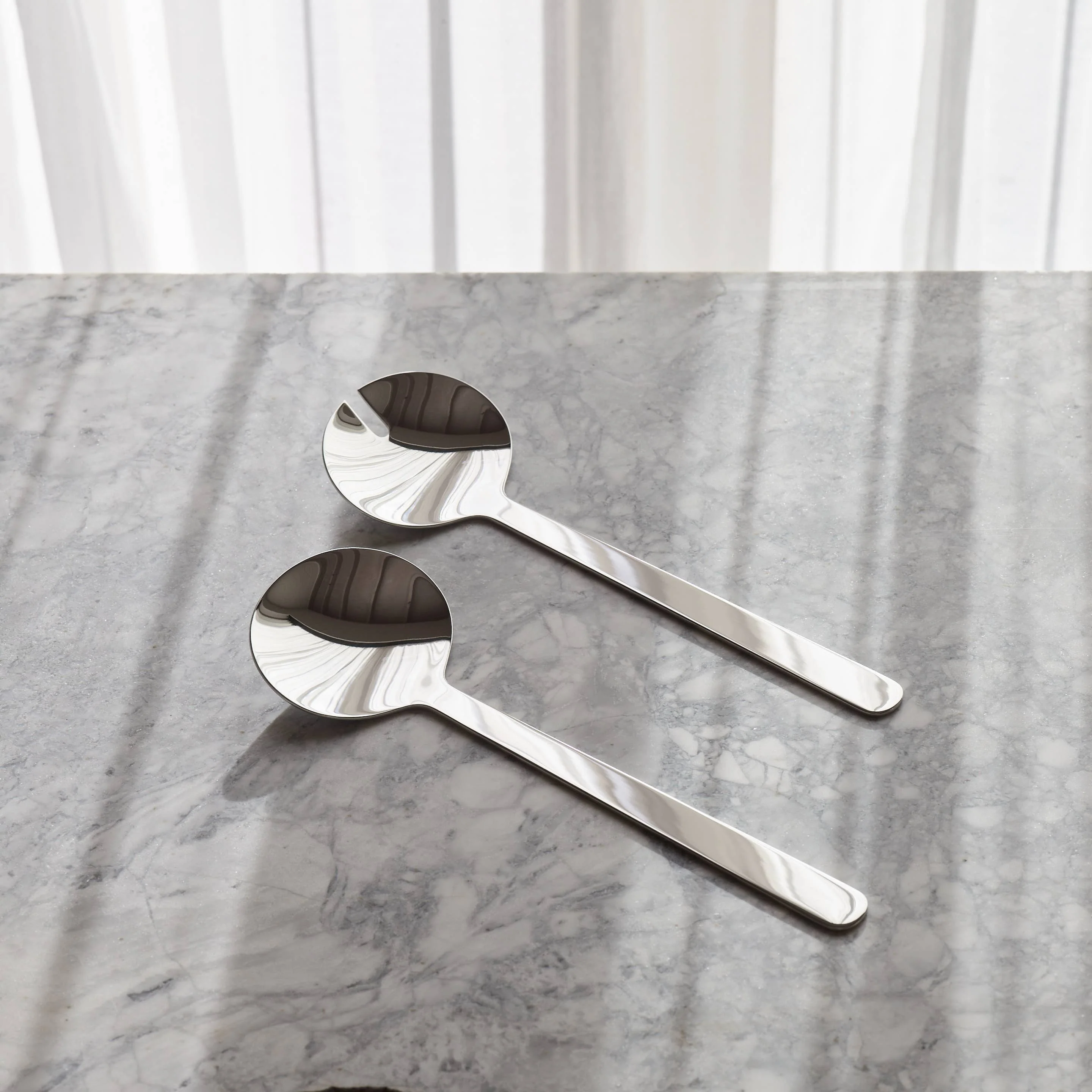 Borough Stainless Salad Servers - Image 3
