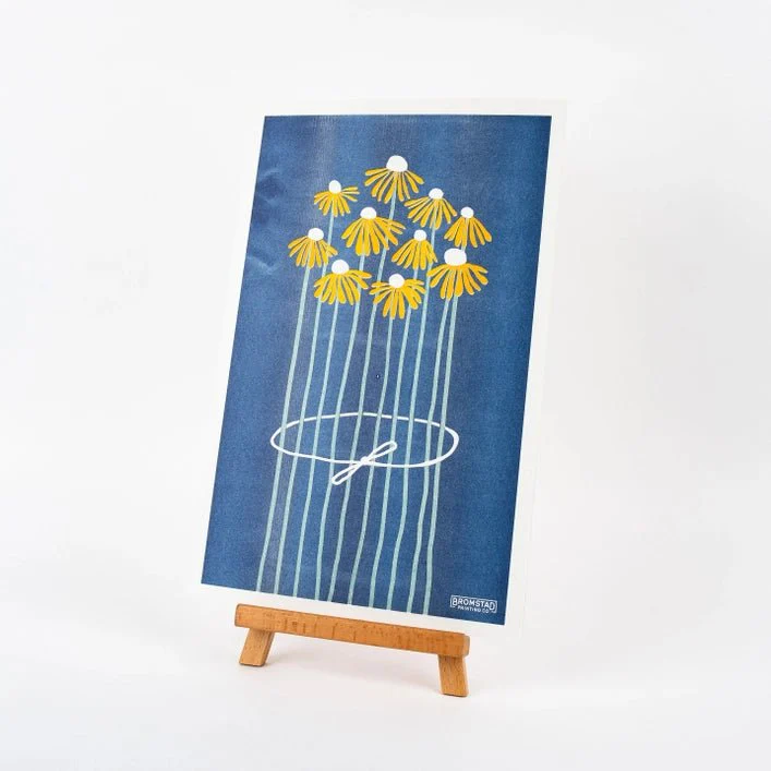 Bouquet No. 2 - Risograph Art Print - Image 2