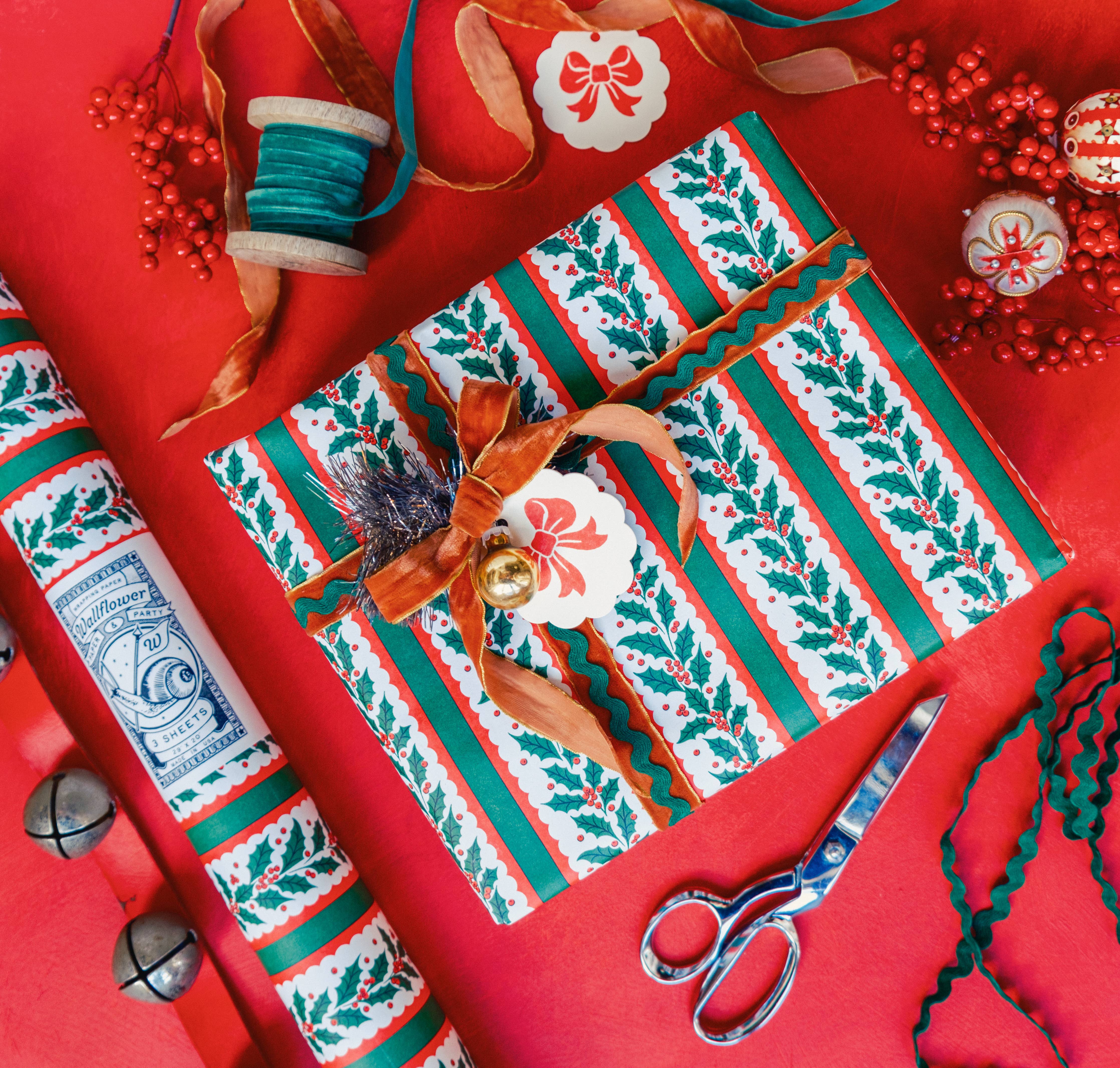 Bow Christmas Gift Tag, Set of 8 - Image 3
