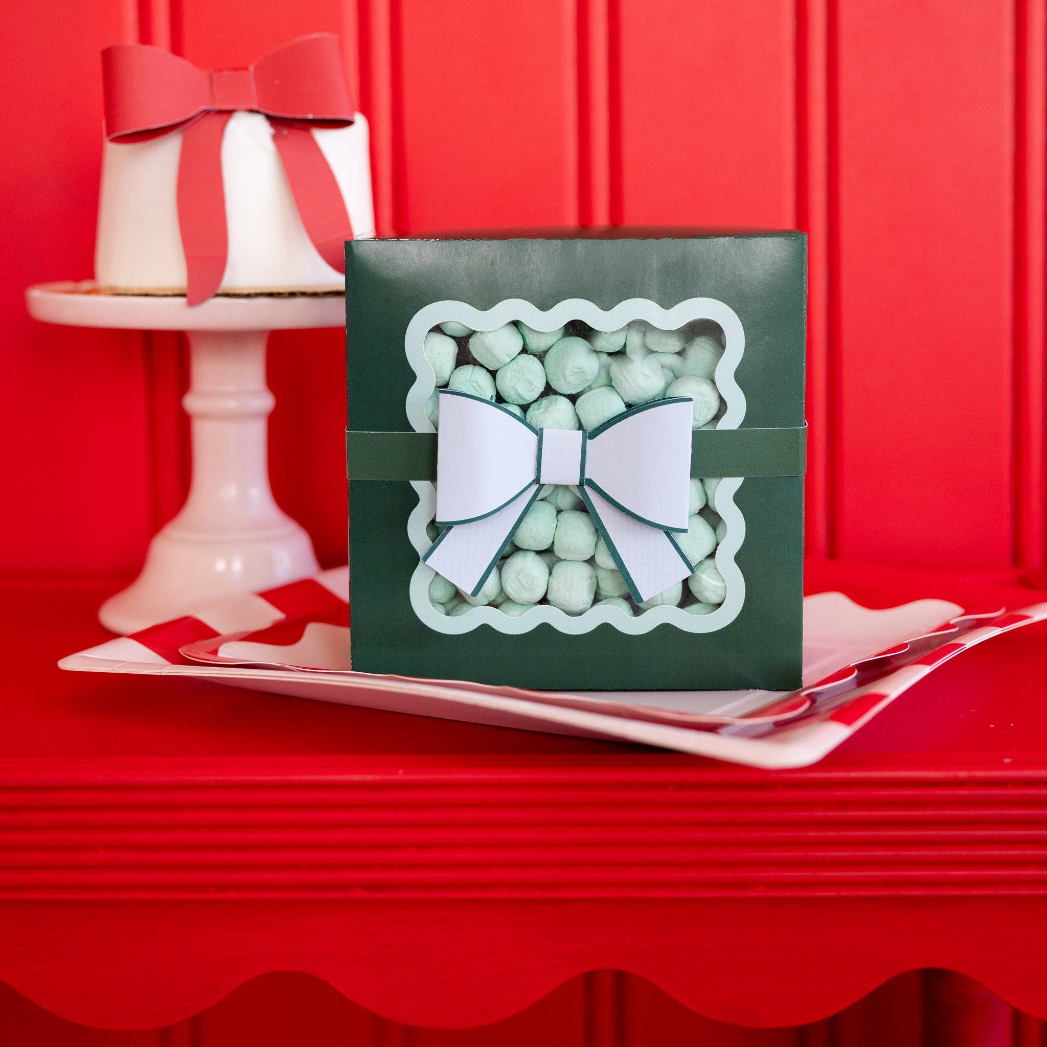 Green Bow Cookie/Treat Boxes - Image 4