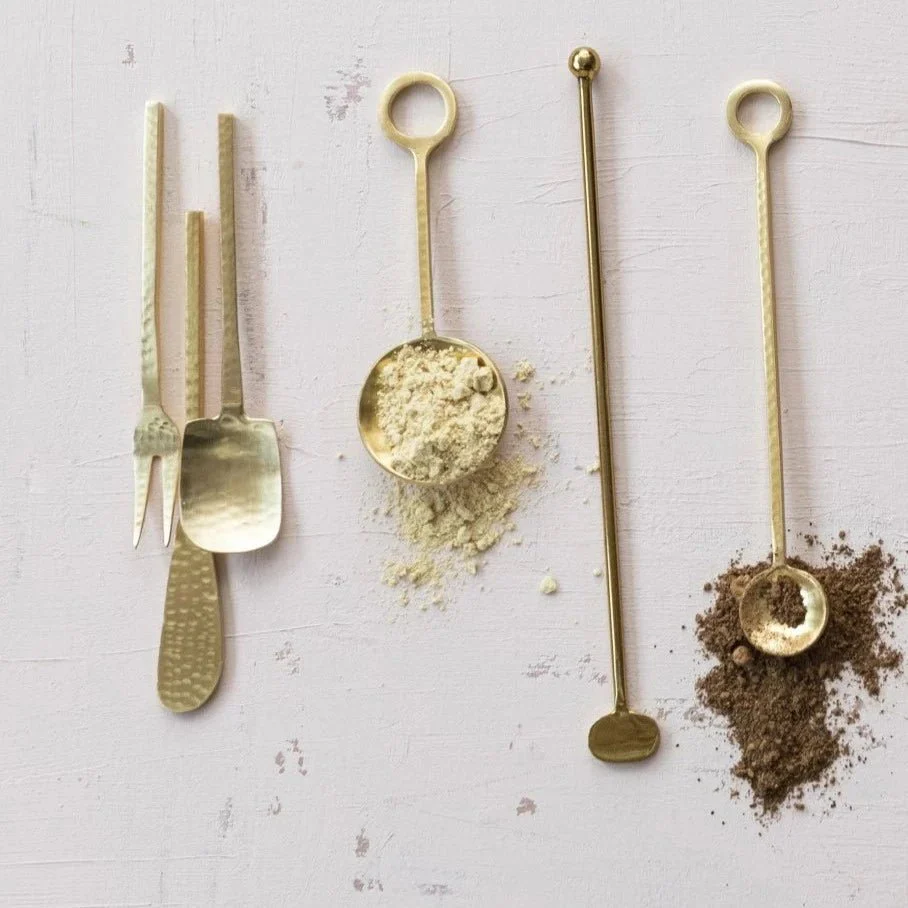 Brass Finish Stainless Cocktail Stirrer - Image 2