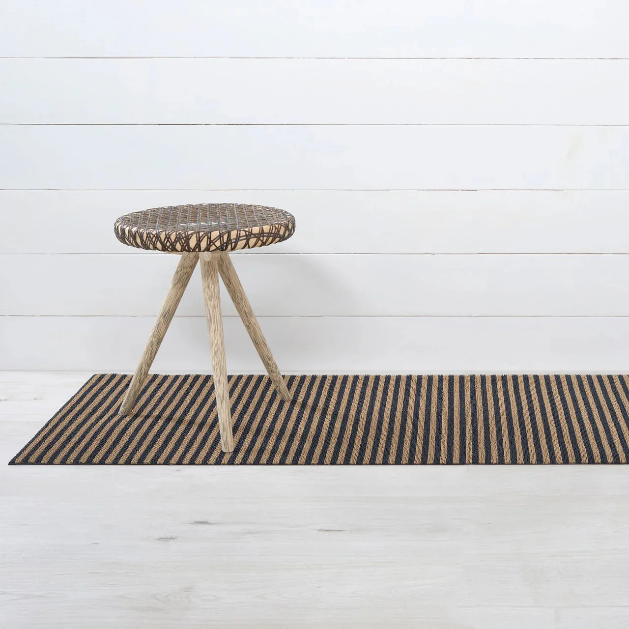 Breton Stripe Shag Floor Mat - Image 7