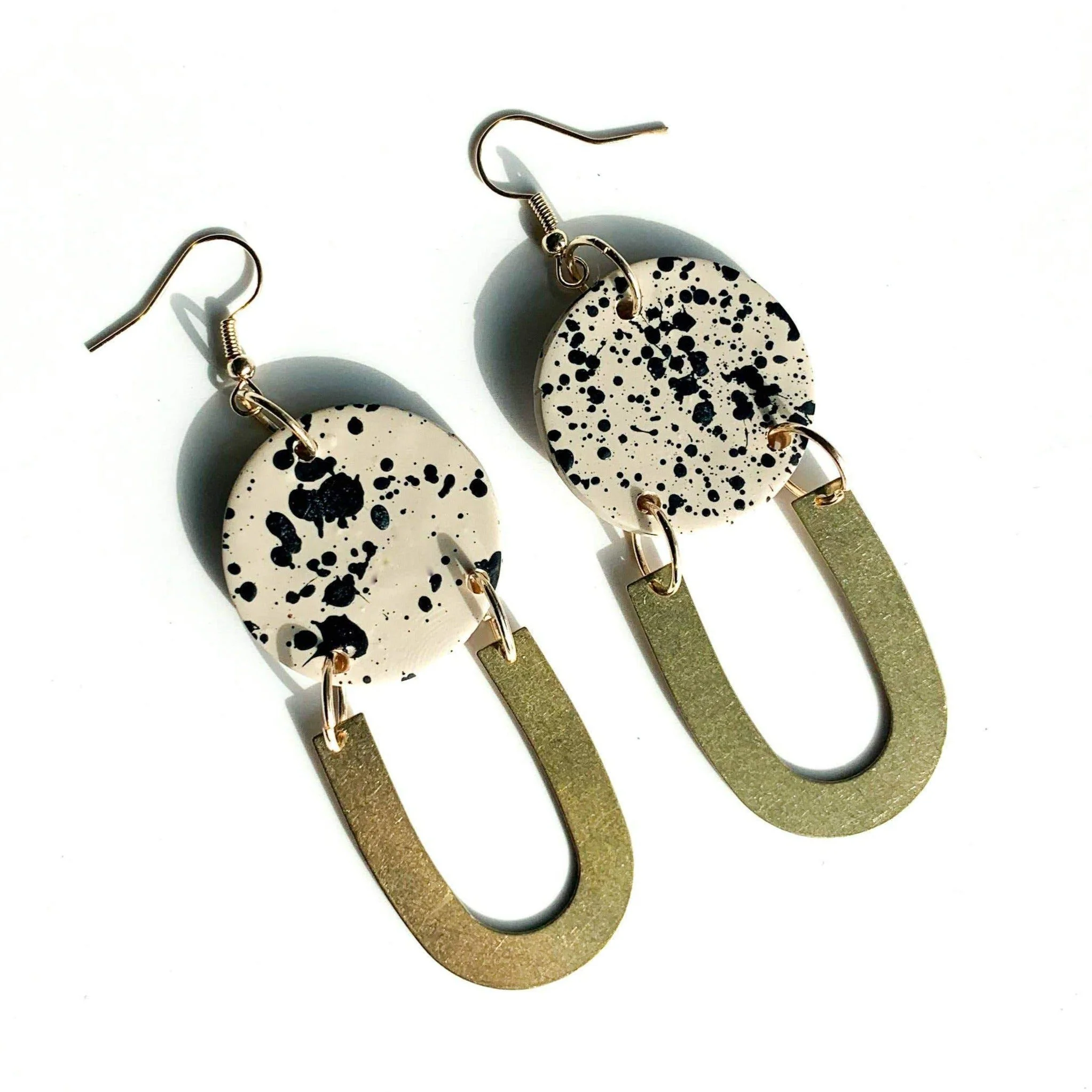 Britt Splatter Dangle Earrings
