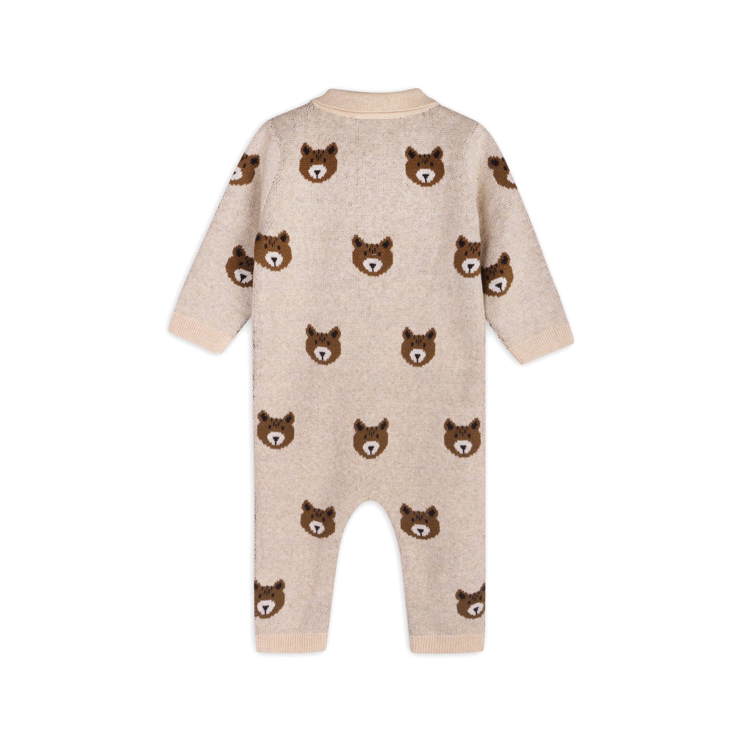 Brown Bear Sweater Knit Jumpsuit - Image 3