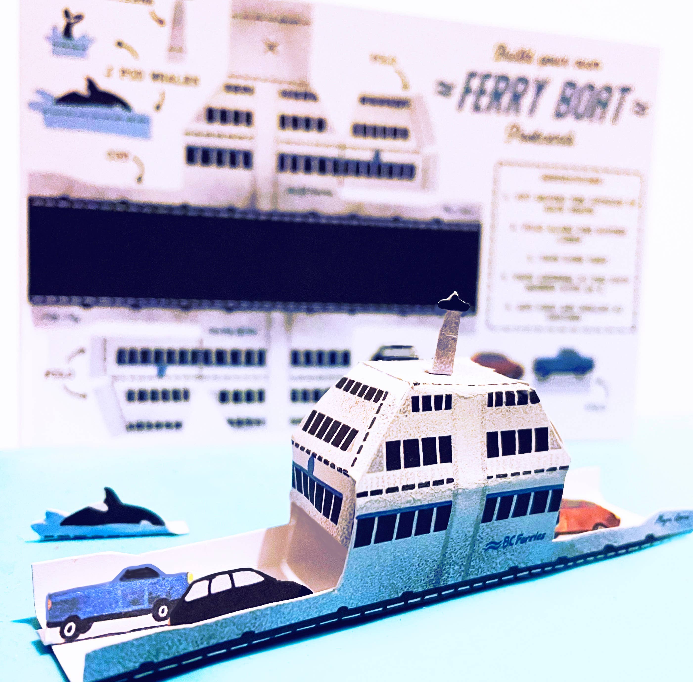 Build Your Own Ferry Boat Postcard - Image 2