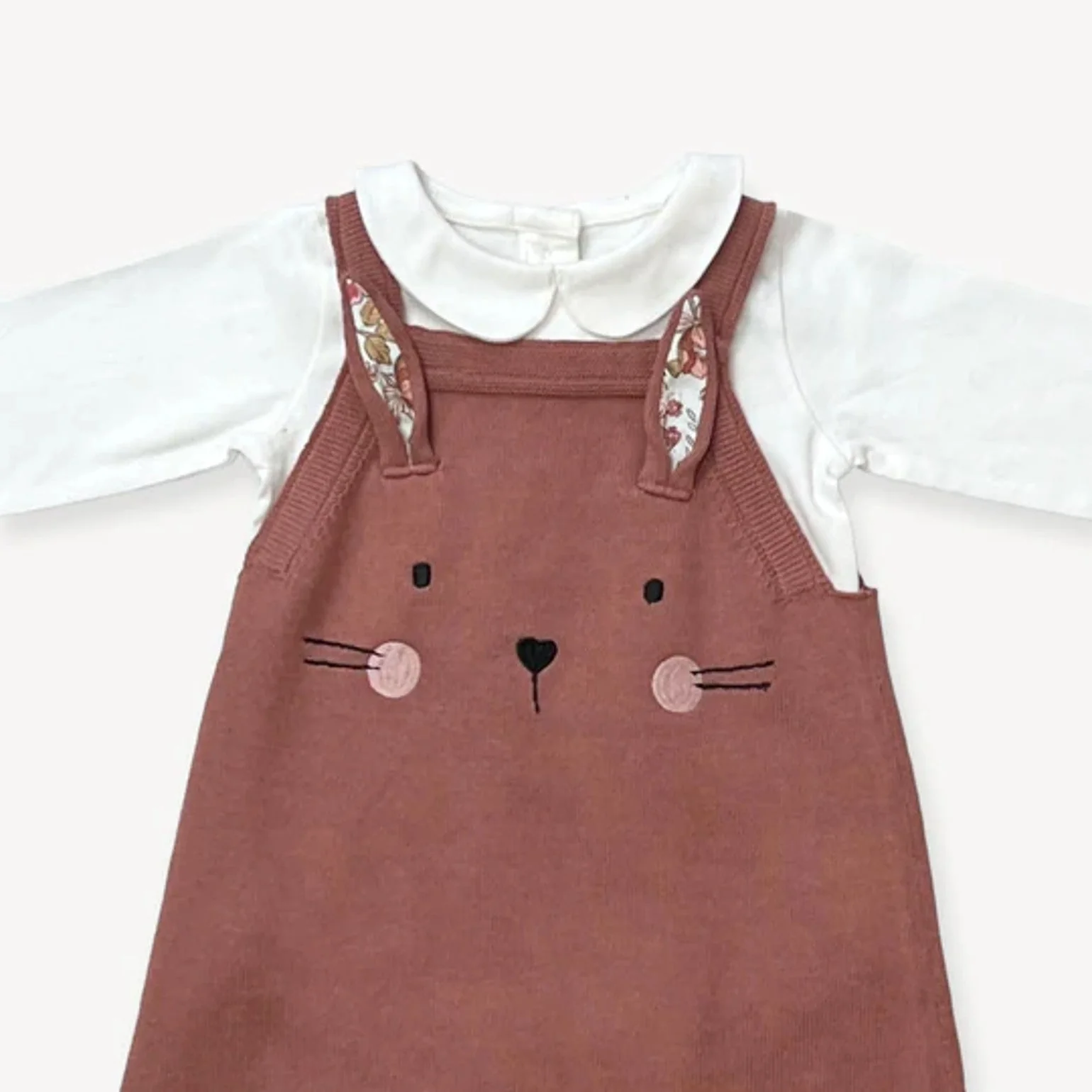 Bunny Baby Tunic Knit Dress Set - Image 2