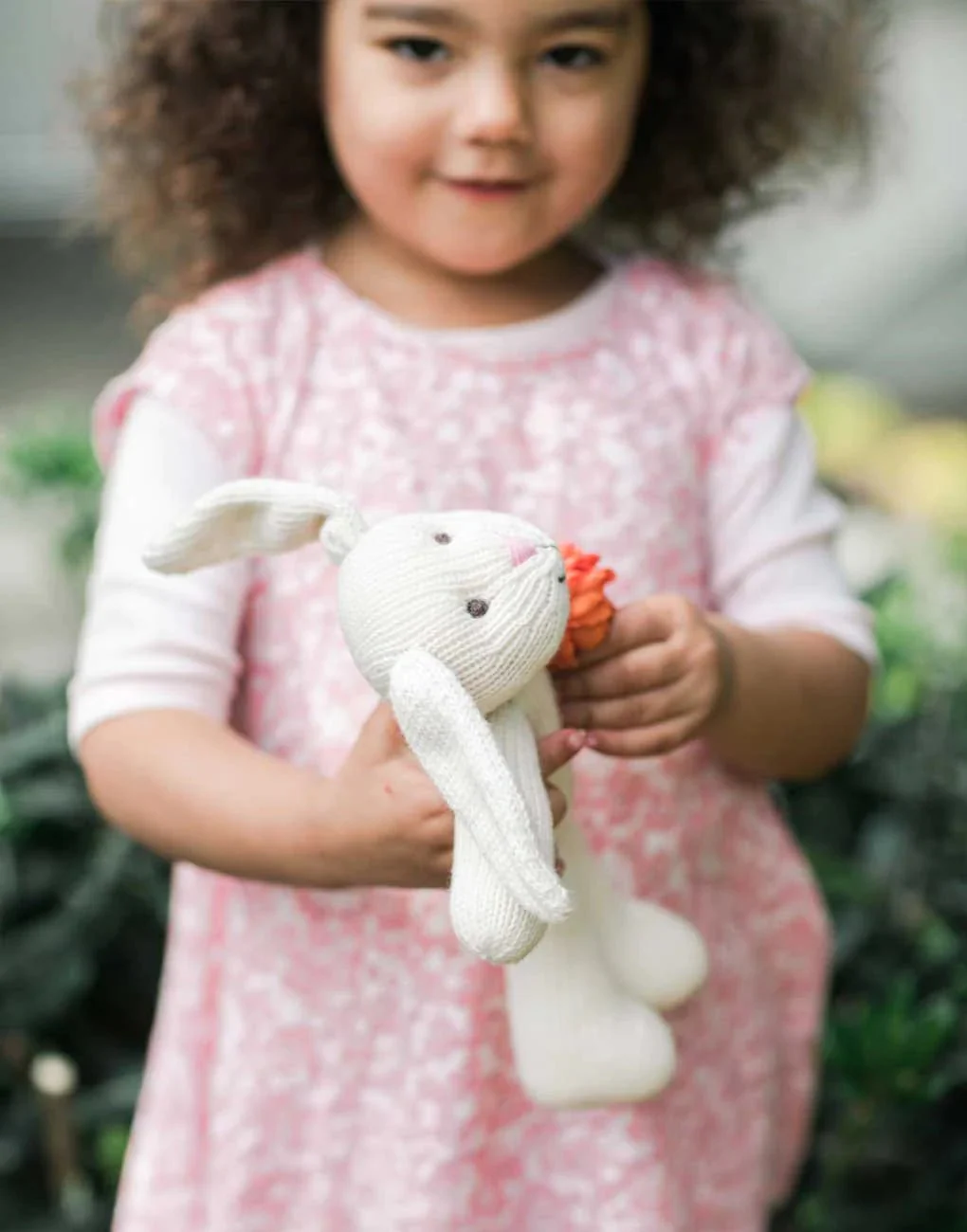 Bunny Stuffed Animal: White - Image 3