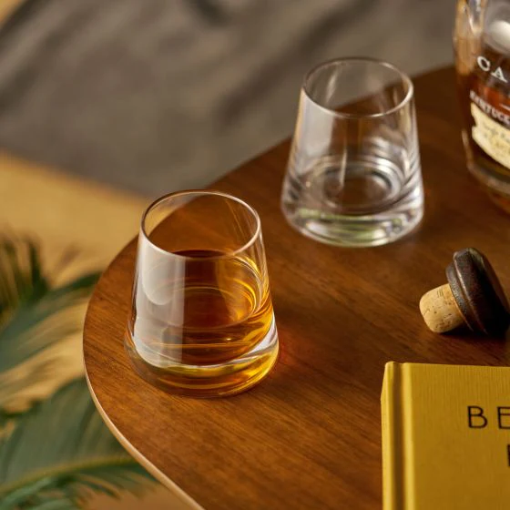 Burke Crystal Whiskey Glasses Set/2 - Image 3